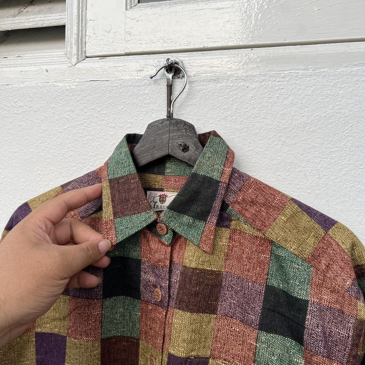 Japanese Brand VINTAGE TRANS POSITION TARTAN DESIGN CHECKED JAPAN Size US M / EU 48-50 / 2 - 5 Thumbnail