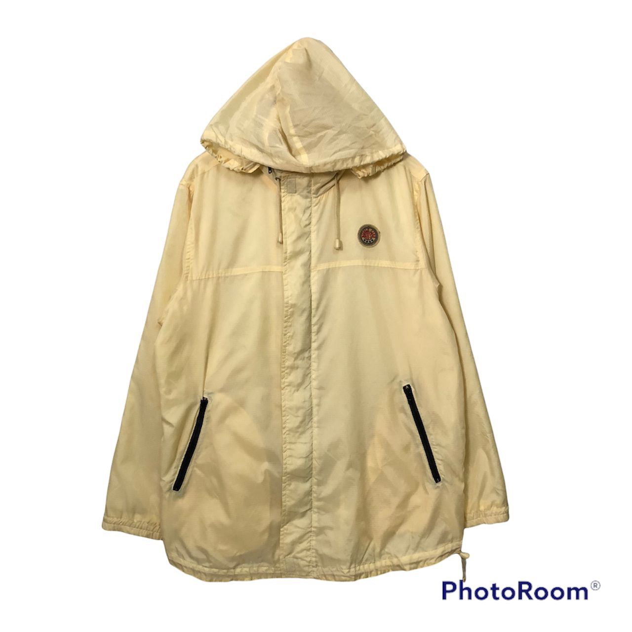 image of Vintage Nicole Club Zipper Ups Hoodie Jacket in White Cream, Men's (Size Medium)