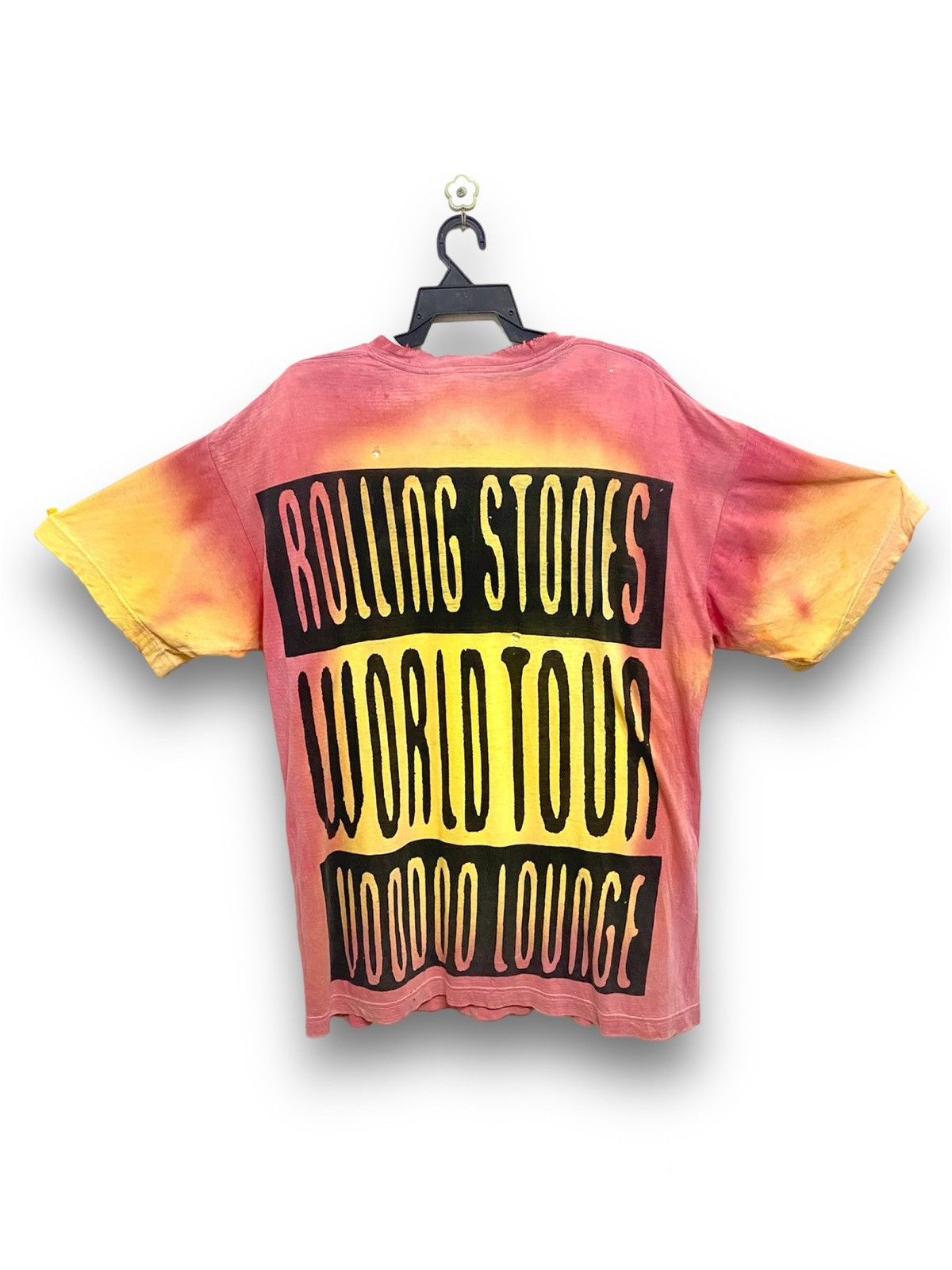 Band Tees × Brockum × Vintage Vintage Distress 1994 Voodoo Lounge Rolling Stones Tie-Dye Size US XL / EU 56 / 4 - 2 Thumbnail