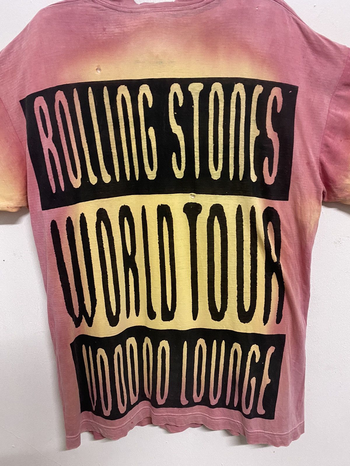 Band Tees × Brockum × Vintage Vintage Distress 1994 Voodoo Lounge Rolling Stones Tie-Dye Size US XL / EU 56 / 4 - 10 Thumbnail