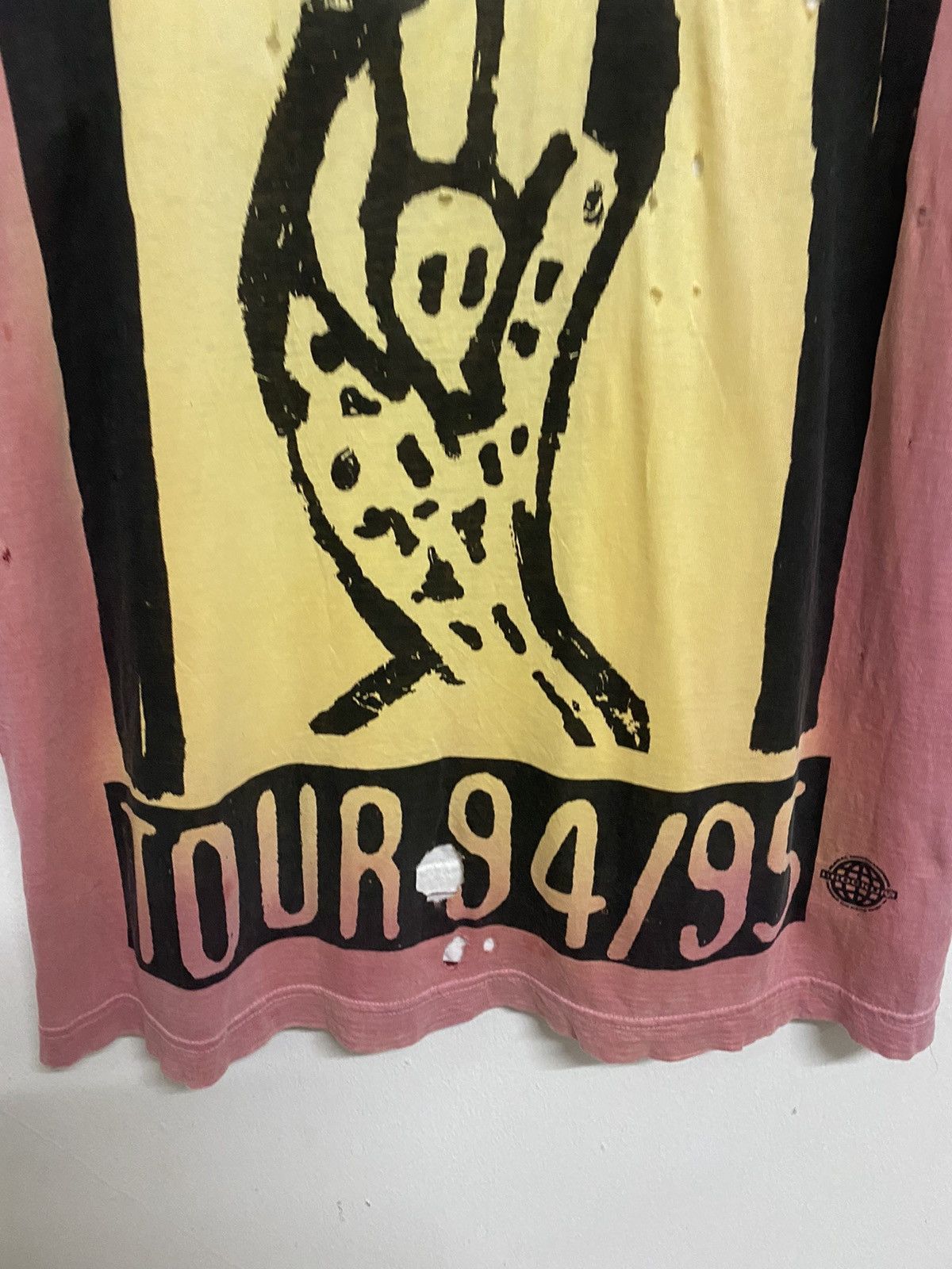 Band Tees × Brockum × Vintage Vintage Distress 1994 Voodoo Lounge Rolling Stones Tie-Dye Size US XL / EU 56 / 4 - 5 Thumbnail
