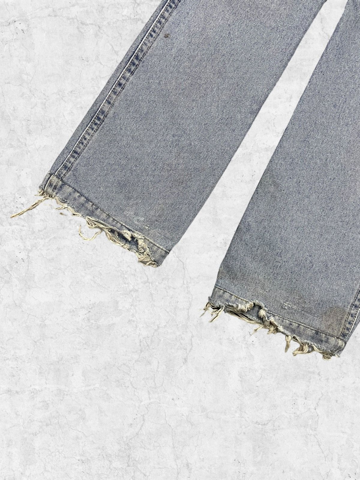 Dsquared2 × Vintage Designer Dsquared2 420 Rolling Paper Denim With Leather Belt Size US 30 / EU 46 - 12 Thumbnail