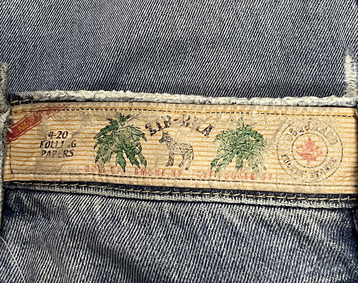 Dsquared2 × Vintage Designer Dsquared2 420 Rolling Paper Denim With Leather Belt Size US 30 / EU 46 - 13 Thumbnail