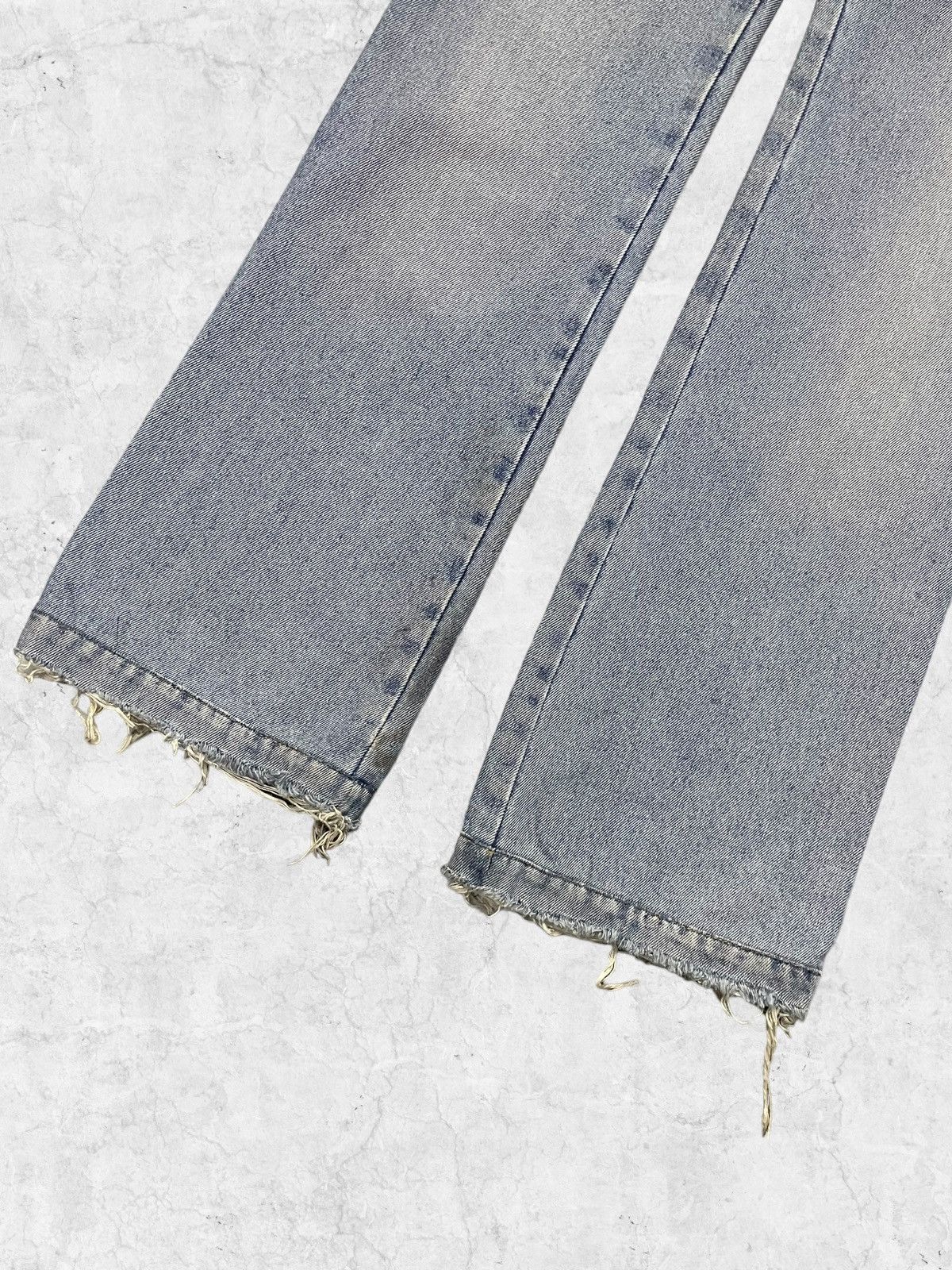 Dsquared2 × Vintage Designer Dsquared2 420 Rolling Paper Denim With Leather Belt Size US 30 / EU 46 - 7 Thumbnail