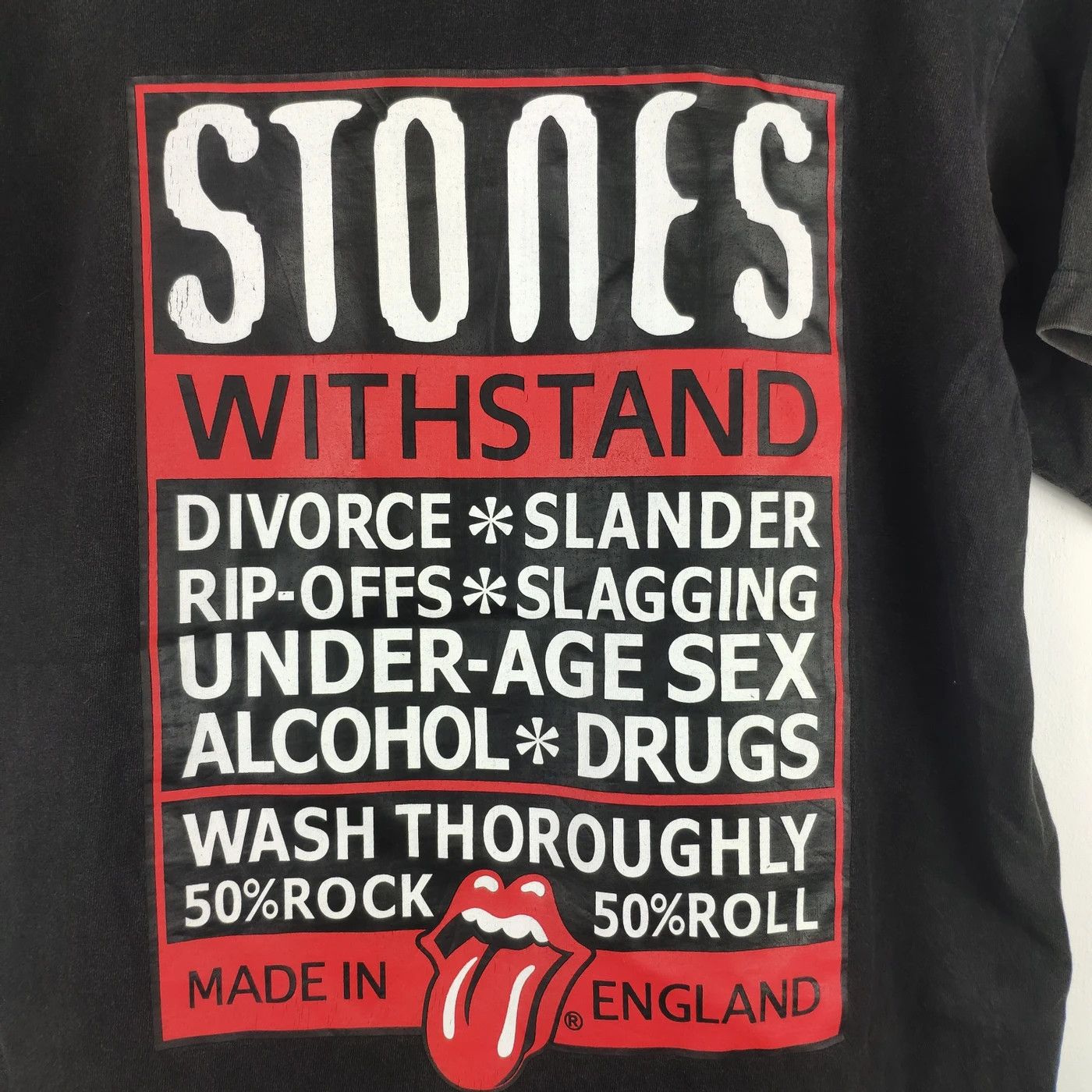 Band Tees × The Rolling Stones × Vintage TODAY OFFER 🔥 Vintage The Rolling Stones Tee Trashed Size US S / EU 44-46 / 1 - 2 Thumbnail