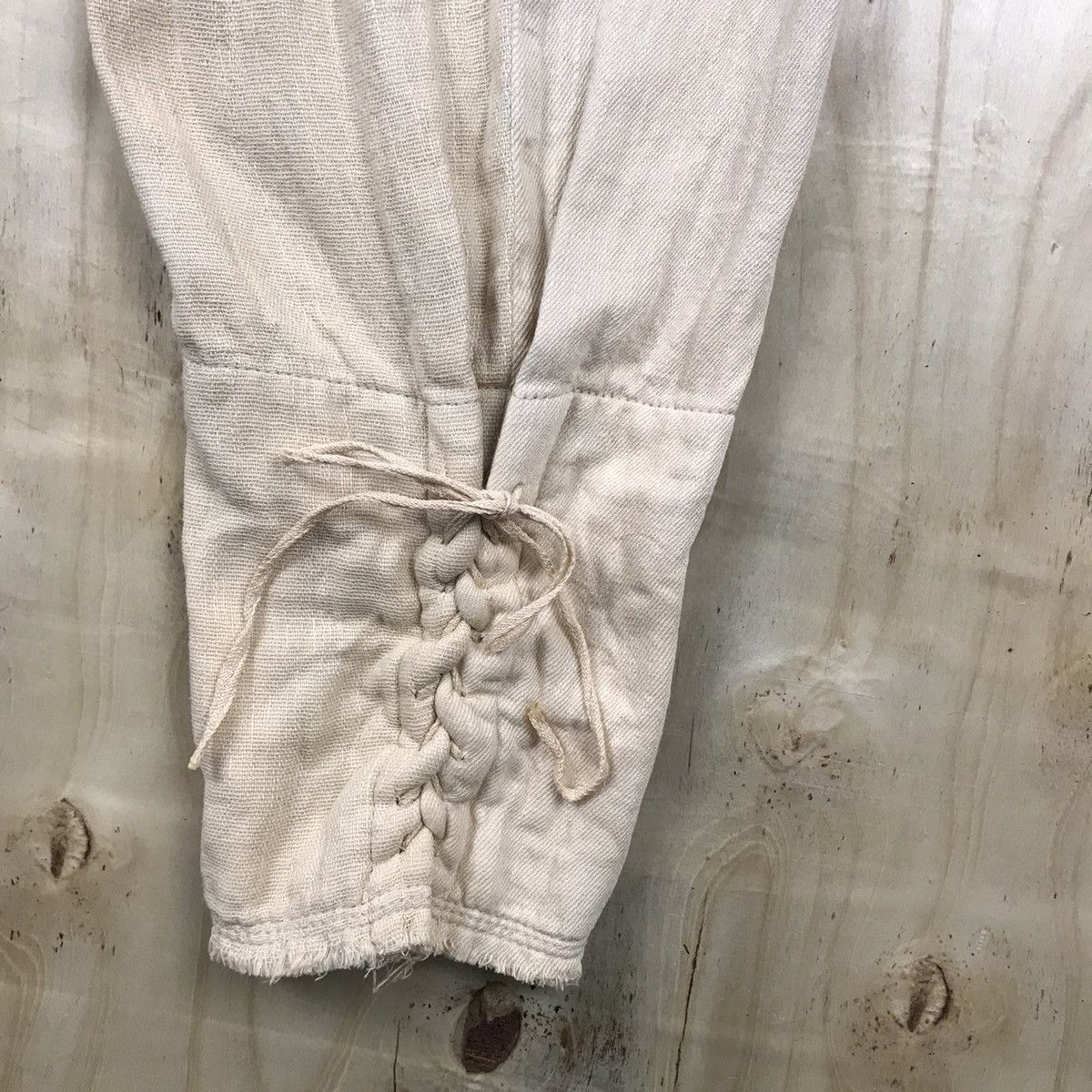 Japanese Brand Vintage Minko Drawstring Assymetical Sarouel Handmade Pants Size US 30 / EU 46 - 7 Thumbnail