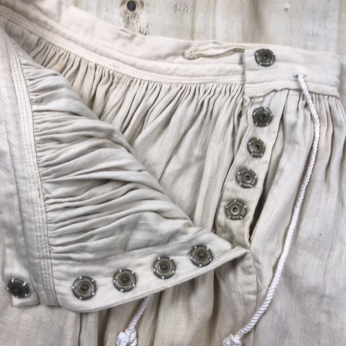 Japanese Brand Vintage Minko Drawstring Assymetical Sarouel Handmade Pants Size US 30 / EU 46 - 12 Thumbnail