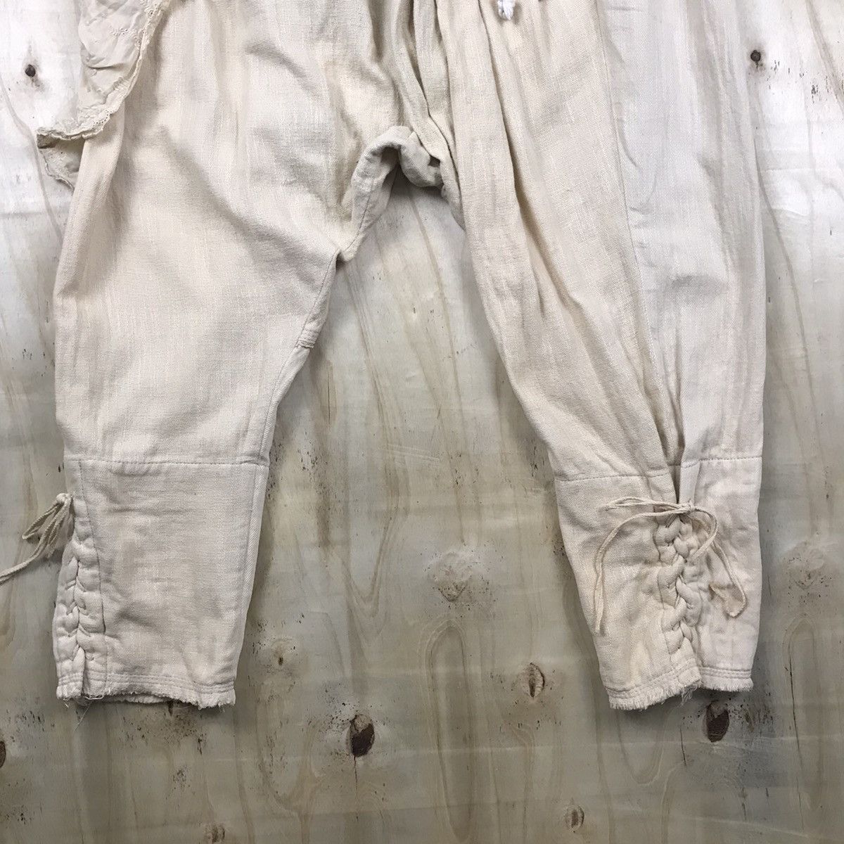 Japanese Brand Vintage Minko Drawstring Assymetical Sarouel Handmade Pants Size US 30 / EU 46 - 6 Thumbnail