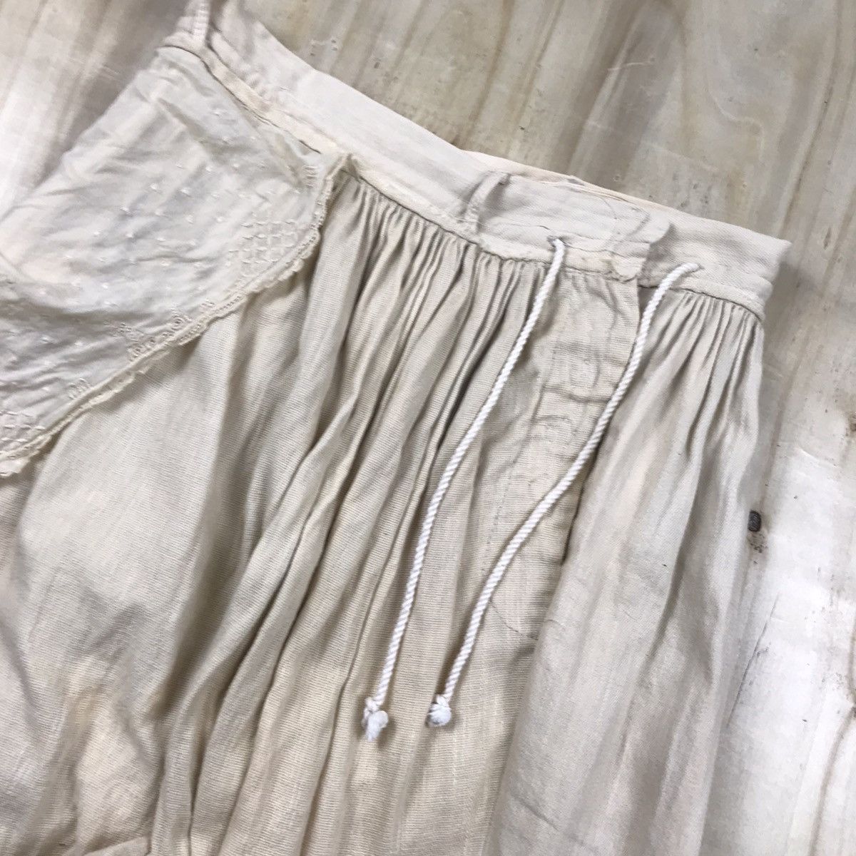 Japanese Brand Vintage Minko Drawstring Assymetical Sarouel Handmade Pants Size US 30 / EU 46 - 5 Thumbnail