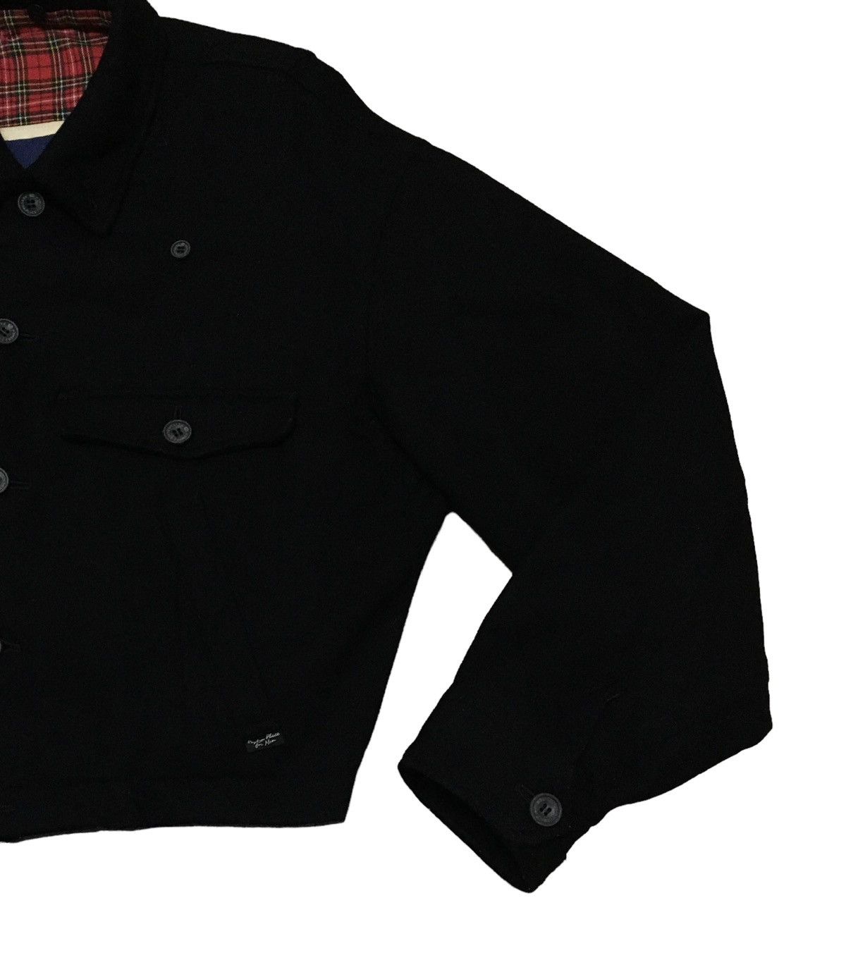 Japanese Brand × PPFM × Vintage Rare Design Vintage PPFM Wool Checkered Bomber Jacket 1990s Size US M / EU 48-50 / 2 - 7 Thumbnail