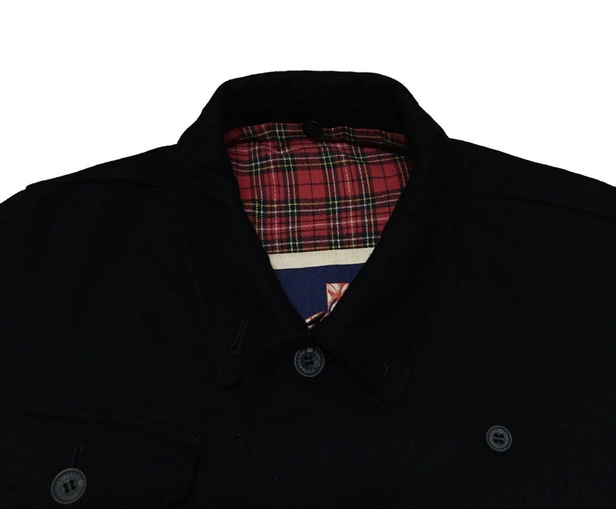 Japanese Brand × PPFM × Vintage Rare Design Vintage PPFM Wool Checkered Bomber Jacket 1990s Size US M / EU 48-50 / 2 - 4 Thumbnail