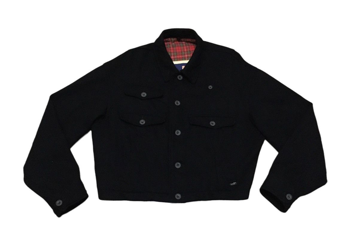 Japanese Brand × PPFM × Vintage Rare Design Vintage PPFM Wool Checkered Bomber Jacket 1990s Size US M / EU 48-50 / 2 - 1 Thumbnail