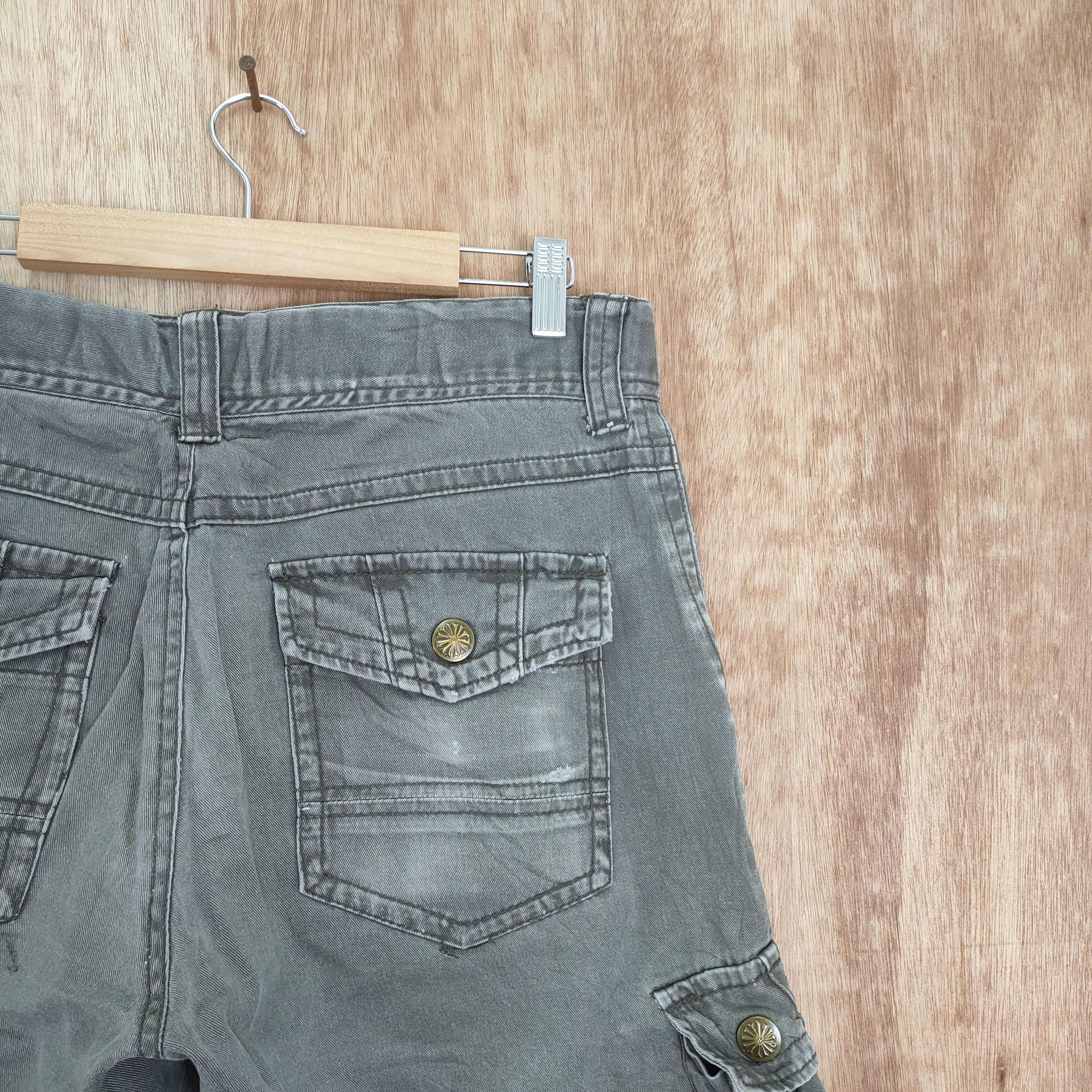 Japanese Brand W32 VINTAGE JAPANESE BRAND FADED CARGO PANTS Size US 32 / EU 48 - 10 Thumbnail