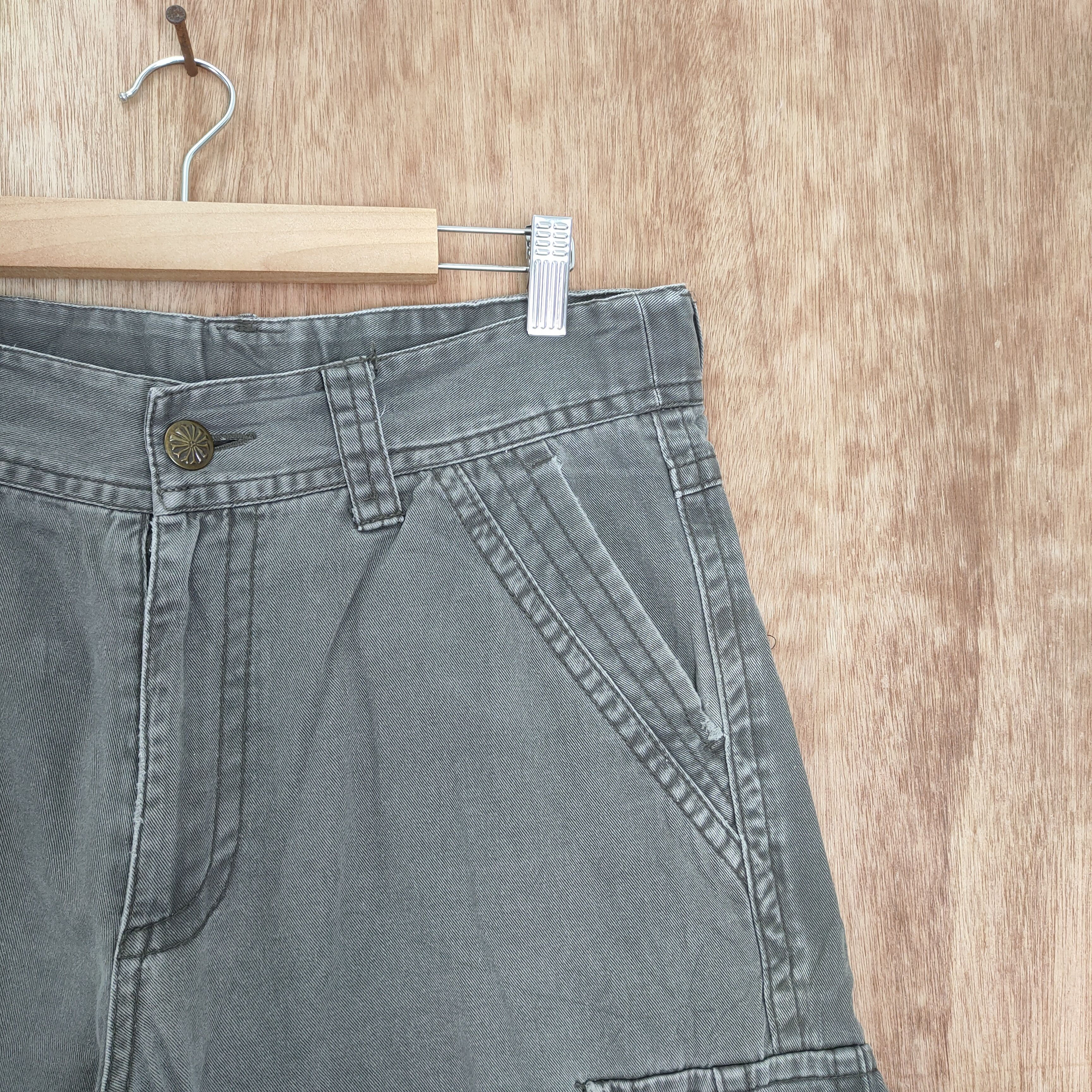 Japanese Brand W32 VINTAGE JAPANESE BRAND FADED CARGO PANTS Size US 32 / EU 48 - 13 Thumbnail