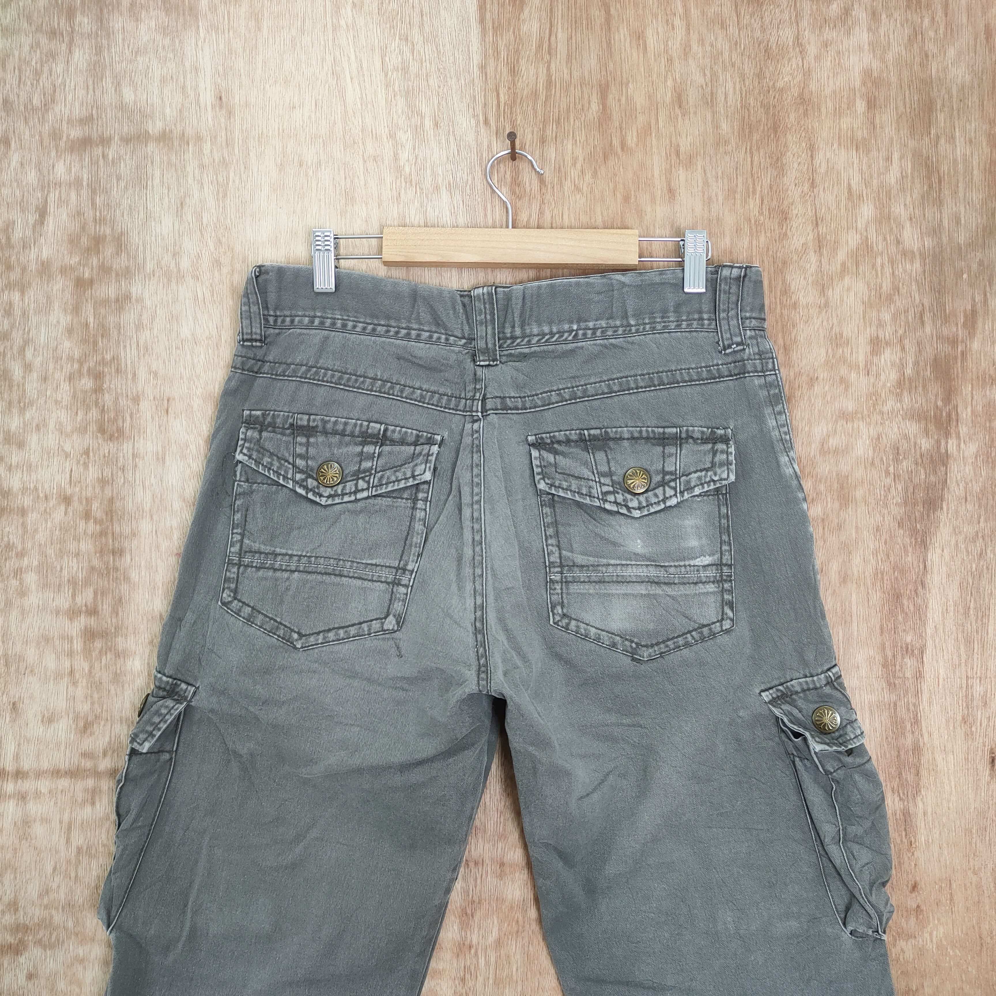 Japanese Brand W32 VINTAGE JAPANESE BRAND FADED CARGO PANTS Size US 32 / EU 48 - 8 Thumbnail