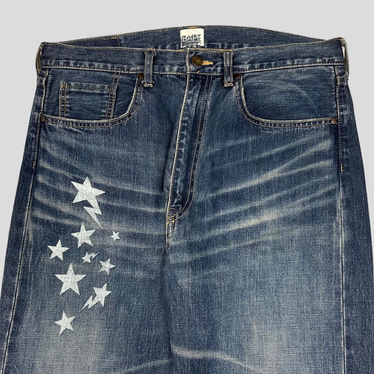 Bape 2000’s Thigh Sta Denim Size US 34 / EU 50 - 3 Thumbnail