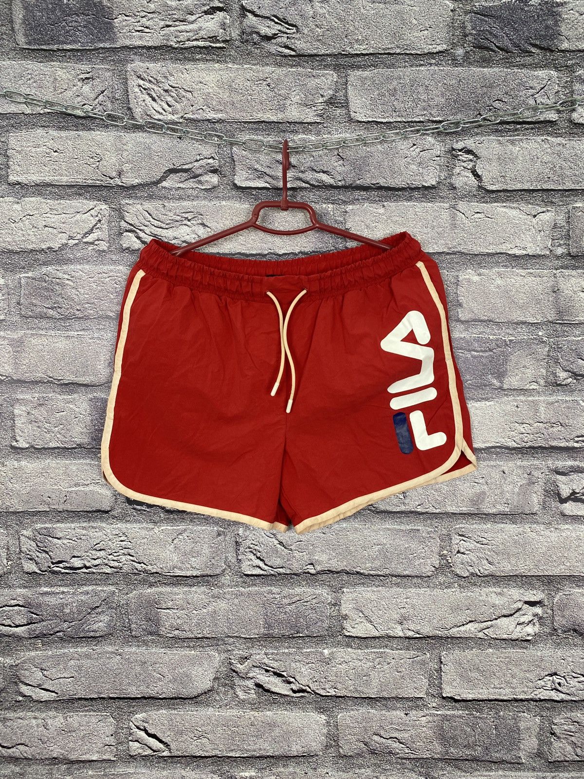 Other Vintage big logo shorts Fila swoosh y2k rare USA Size US 38 / EU 54 - 1 Thumbnail
