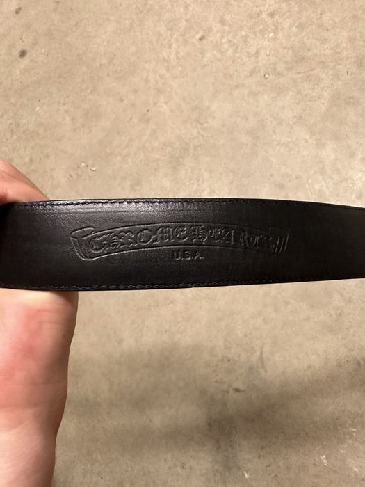 Chrome Hearts Chrome hearts leather belt | Grailed