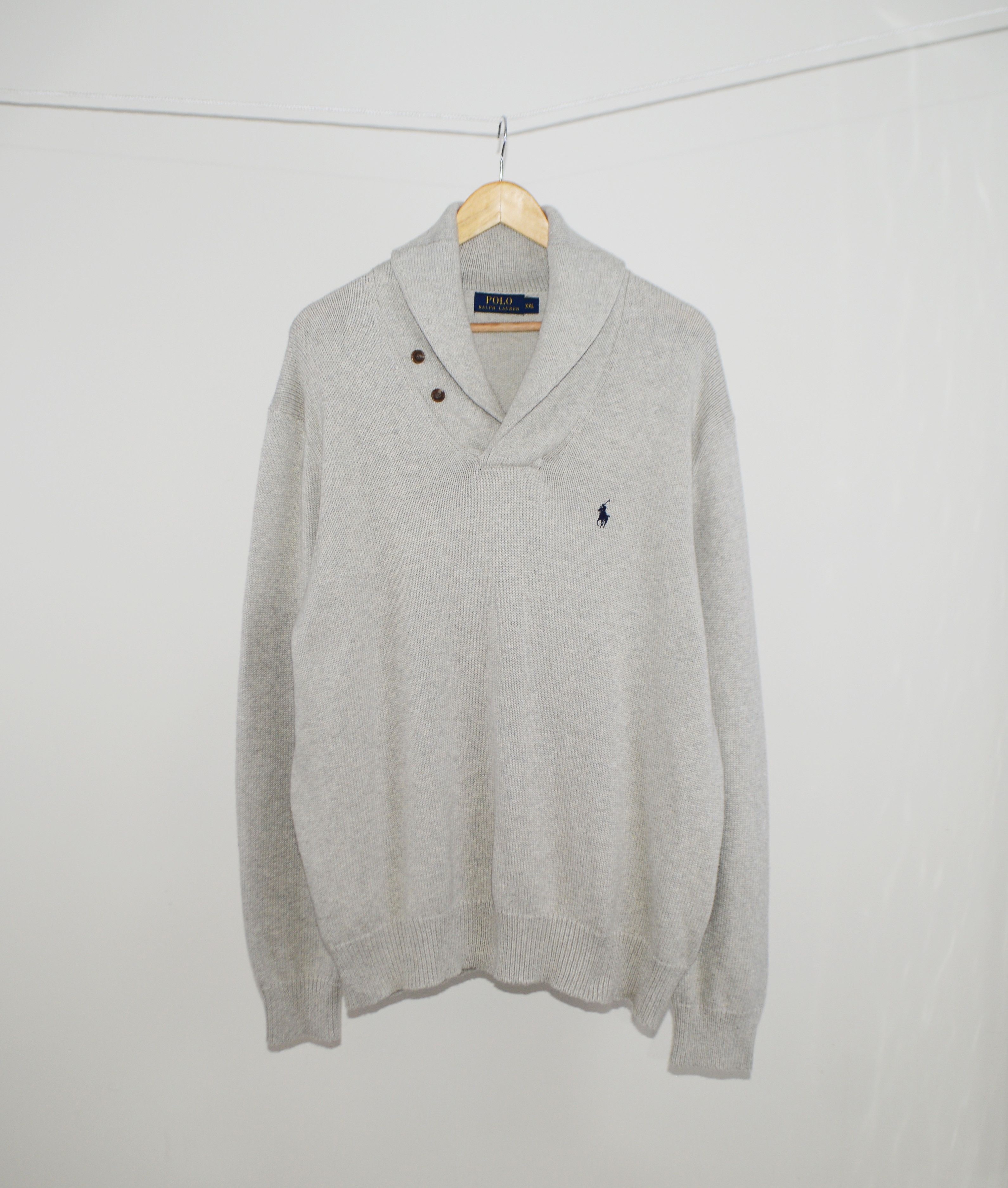 mens ralph lauren shawl collar sweater