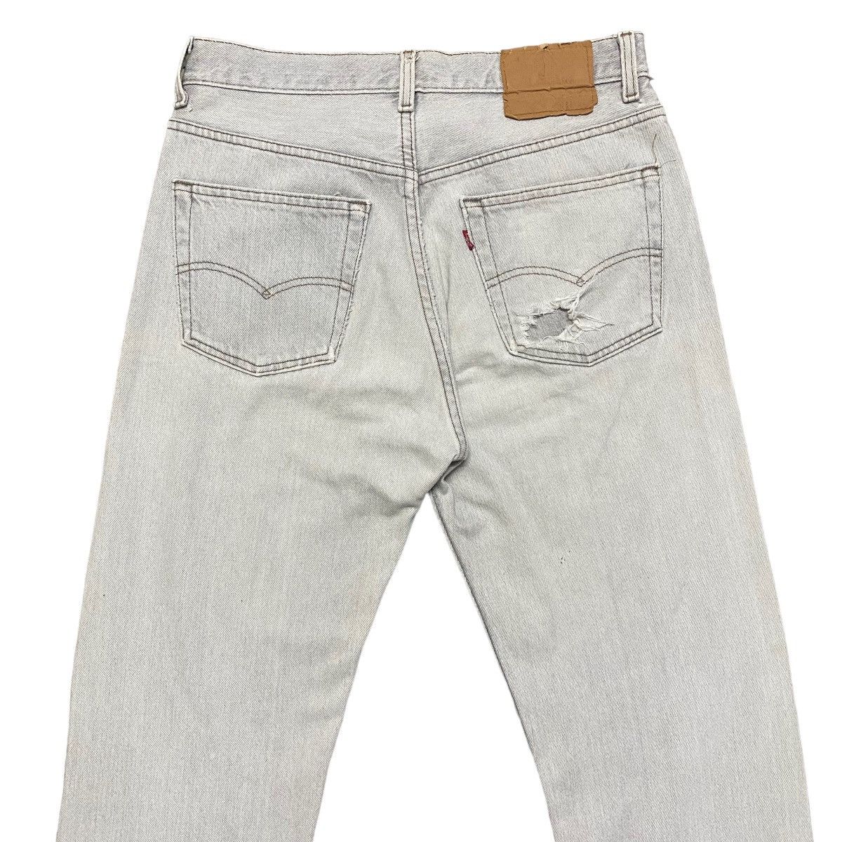 Levi's Vintage Levis 501 Grey Jeans 31x33 Made in USA Size US 31 - 9 Thumbnail