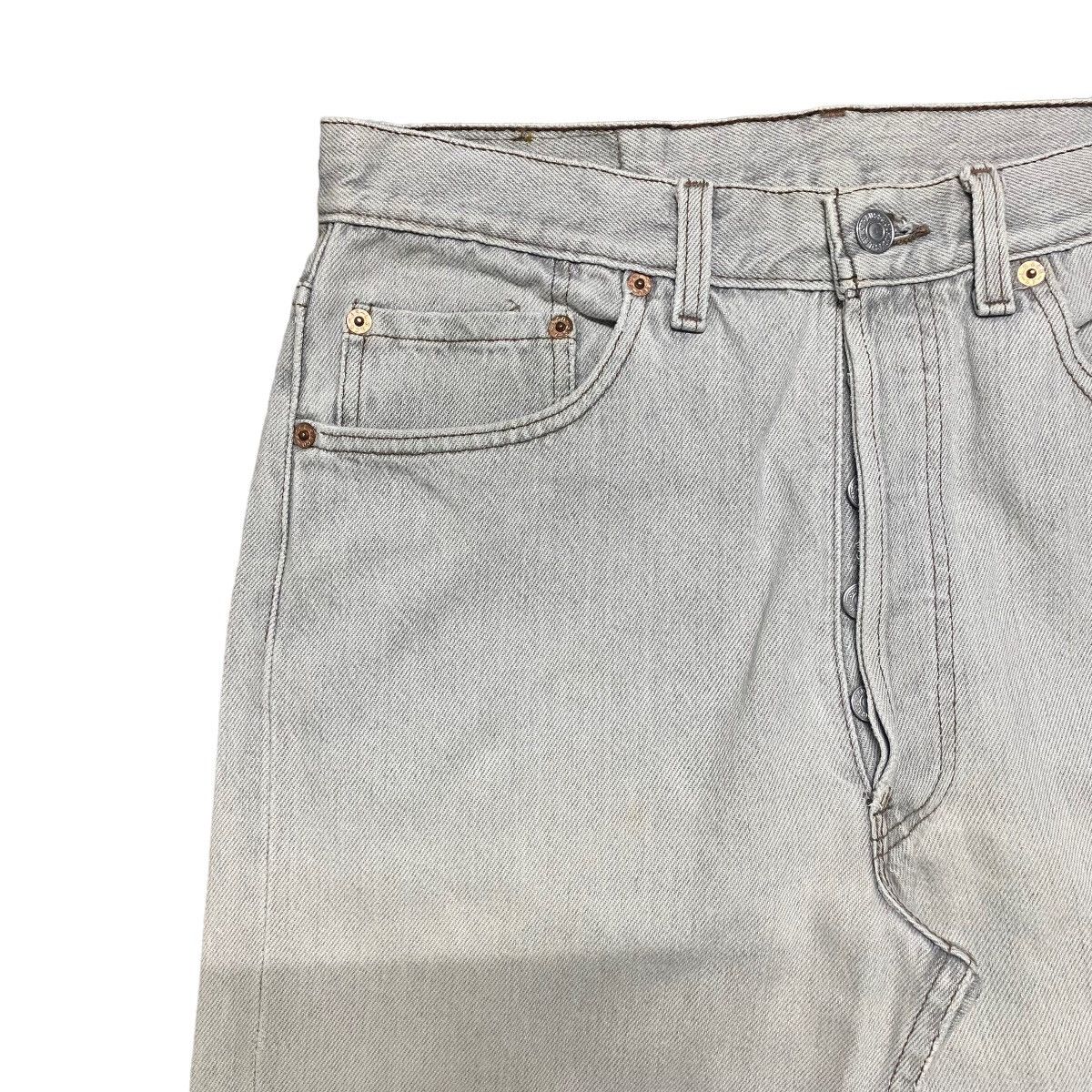 Levi's Vintage Levis 501 Grey Jeans 31x33 Made in USA Size US 31 - 4 Thumbnail