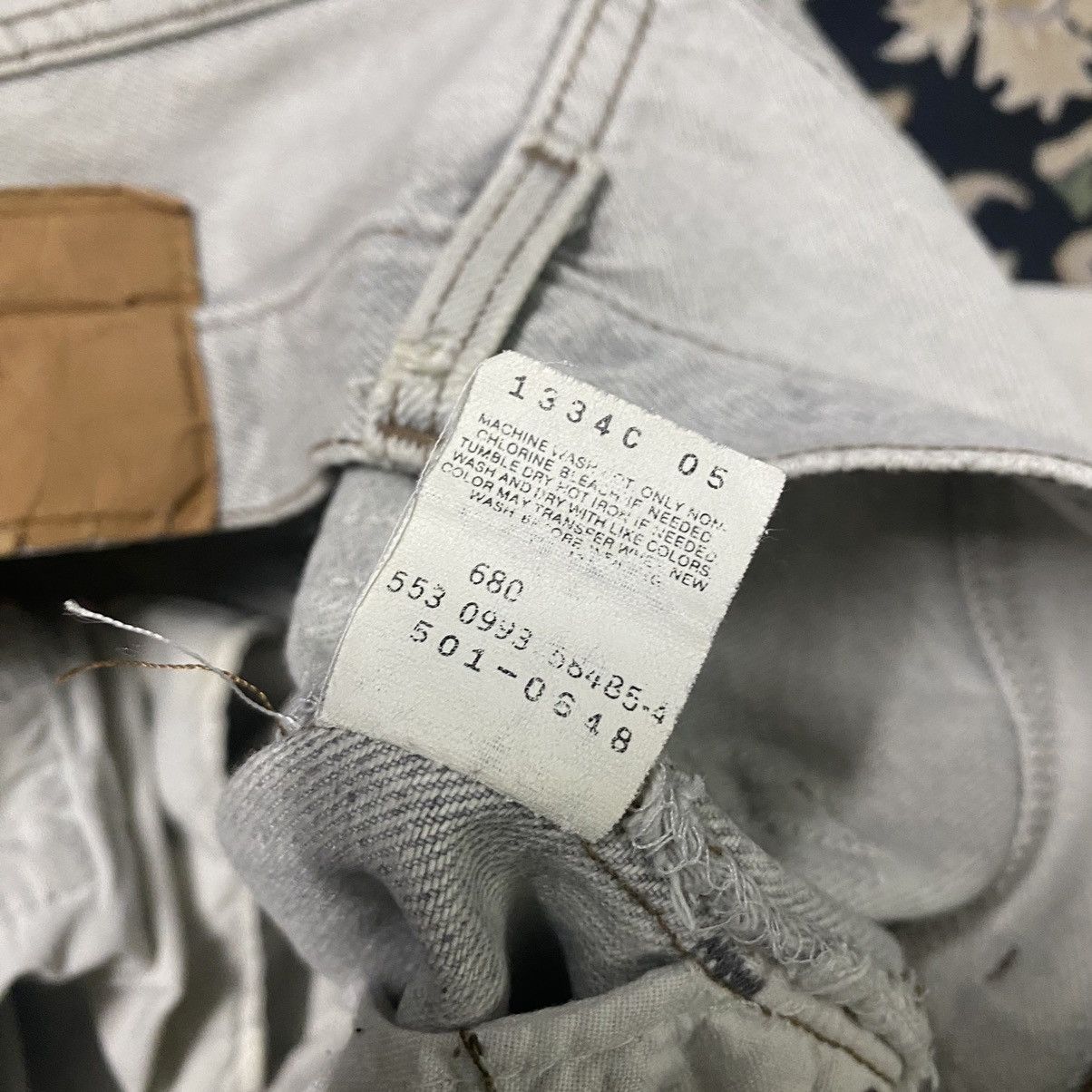 Levi's Vintage Levis 501 Grey Jeans 31x33 Made in USA Size US 31 - 17 Thumbnail