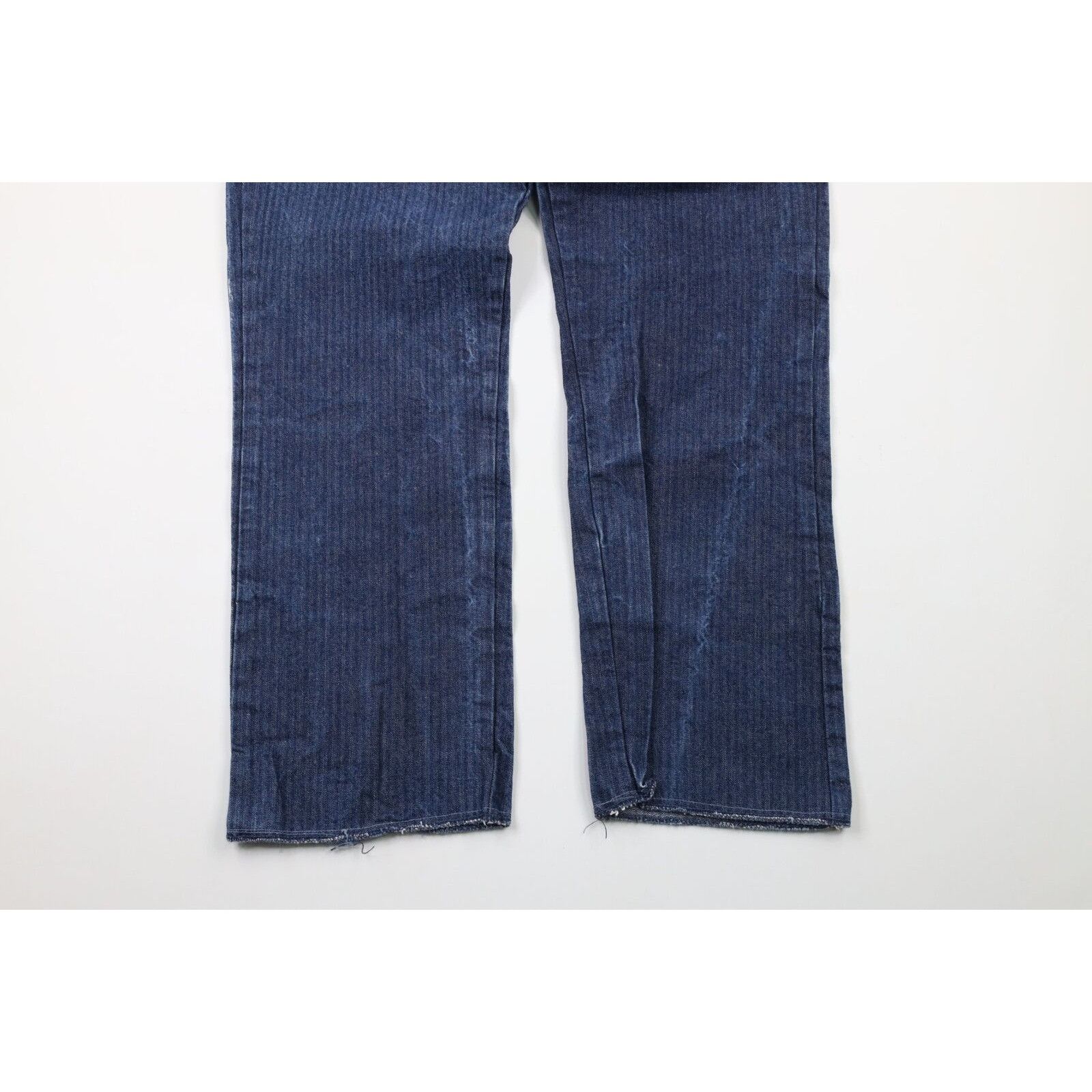 Vintage Vintage 90s Streetwear Striped Western Buckle Back JeansB Size US 42 / EU 58 - 3 Thumbnail