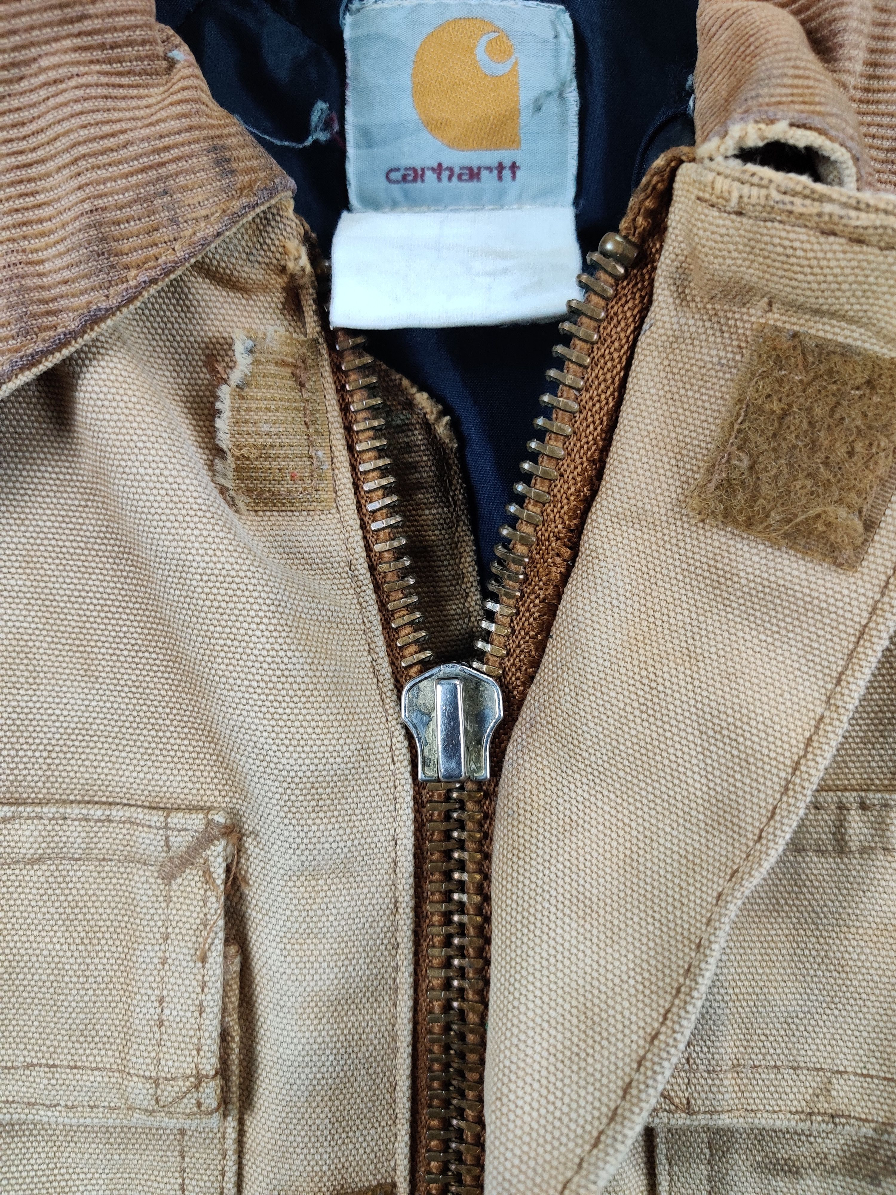 Carhartt Thrashed Vintage Carhartt Distressed Detroit Canvas Jacket Size US XXL / EU 58 / 5 - 14 Thumbnail