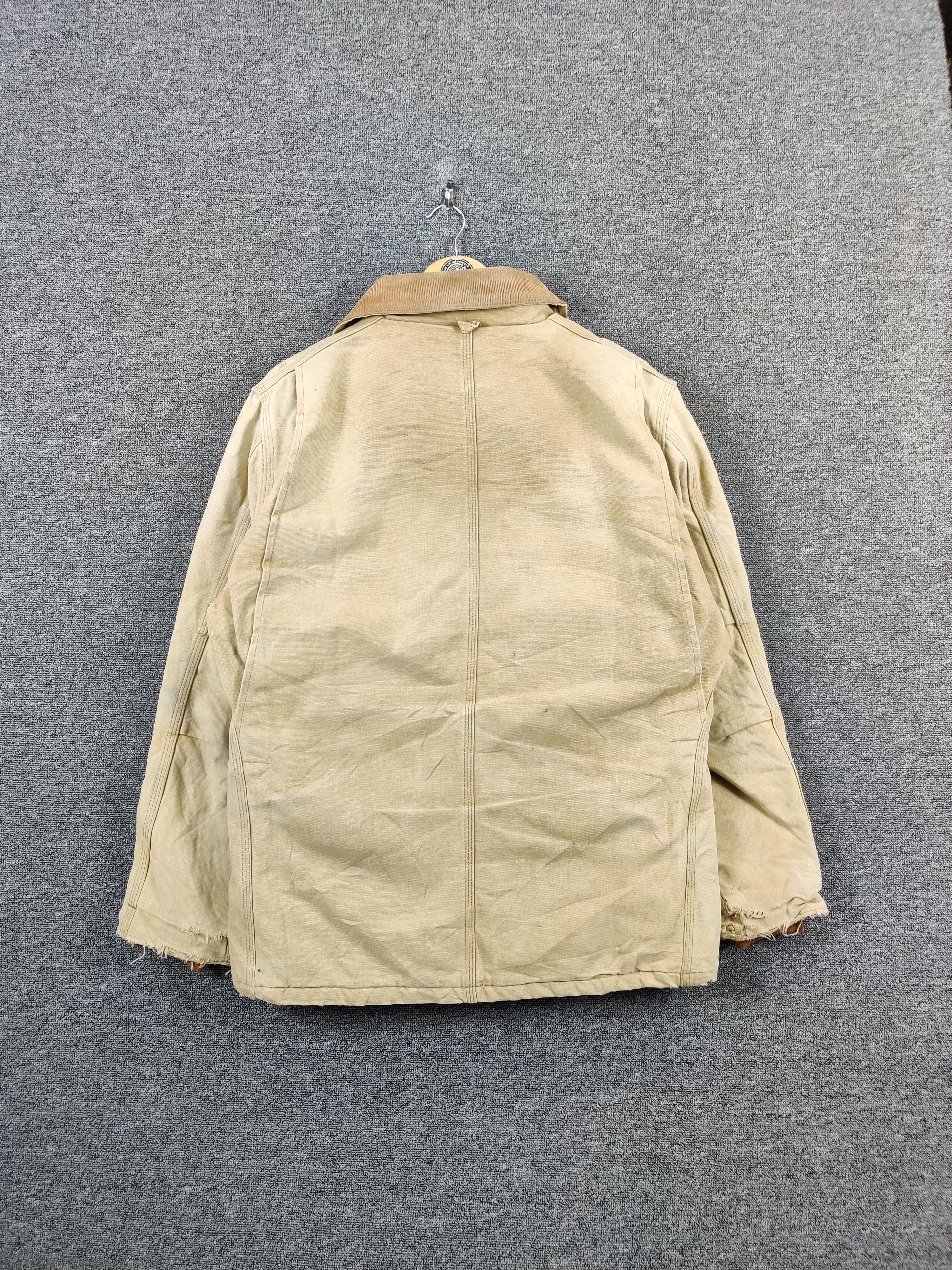 Carhartt Thrashed Vintage Carhartt Distressed Detroit Canvas Jacket Size US XXL / EU 58 / 5 - 5 Thumbnail