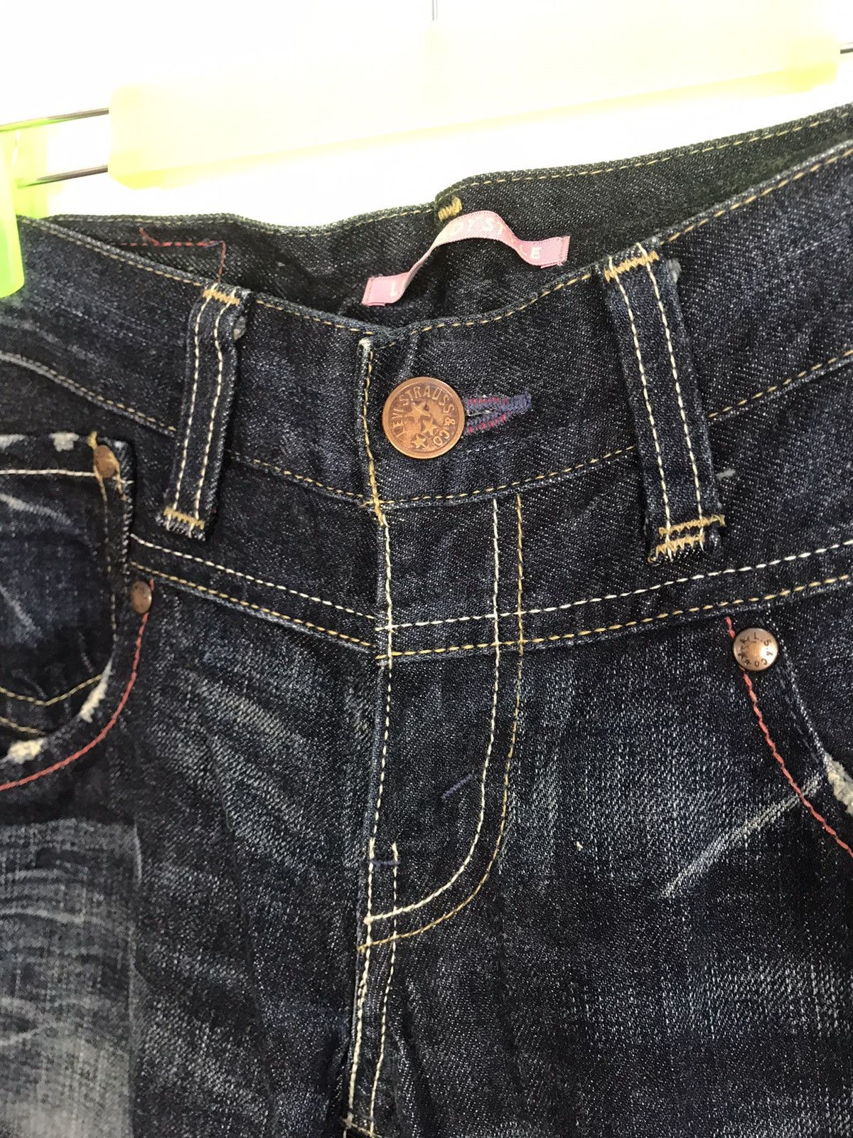 Levi's Levi's Strauss Jeans Lady Style Flared Leg Pants W29 W30 Size 29" - 5 Thumbnail