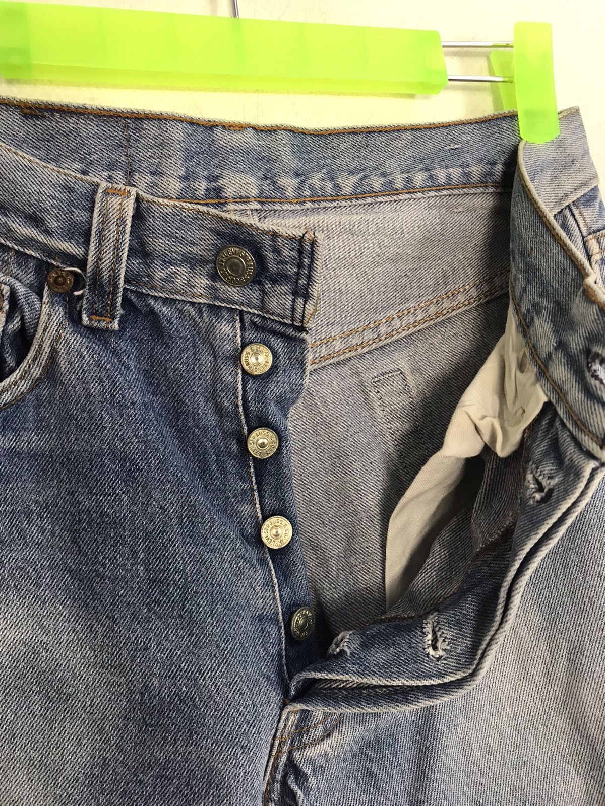 Levi's Vintage Clothing Levi's Strauss 501 Button Fly Jeans Pants Sun Beauty Faded Size 28" / US 6 / IT 42 - 8 Thumbnail