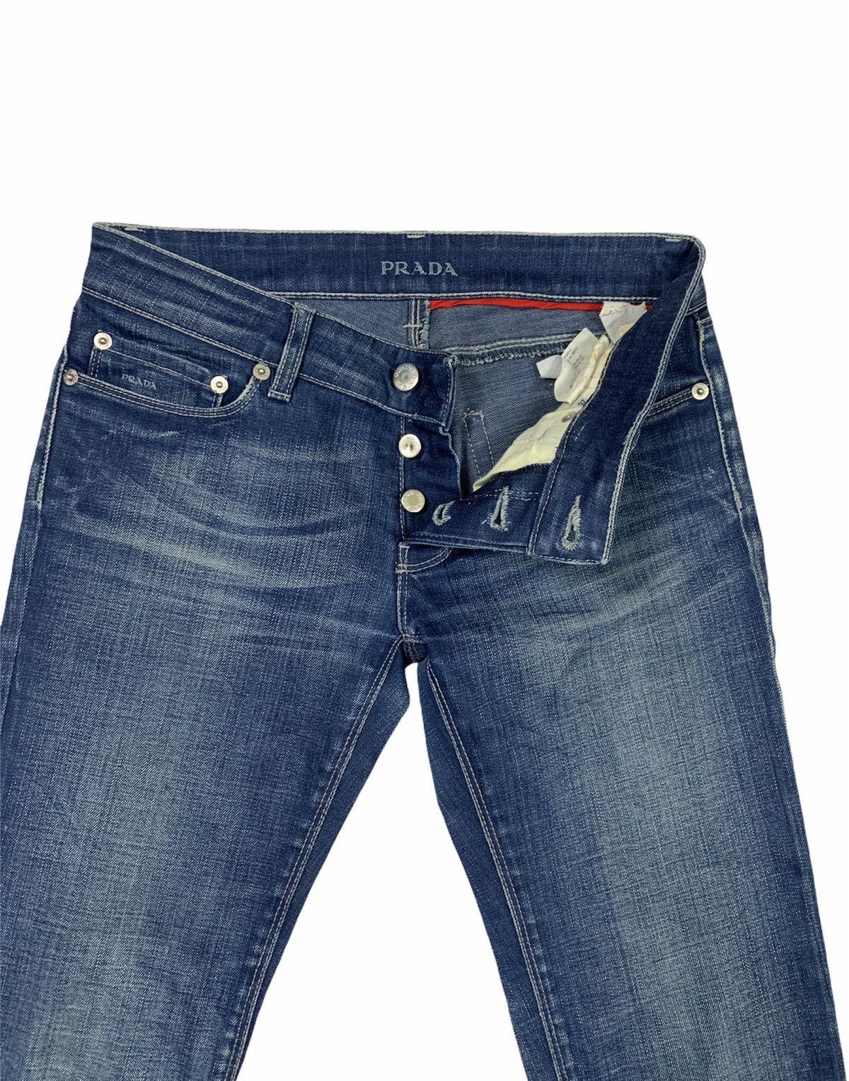 Prada Prada denim contour fit Size US 29 - 3 Thumbnail