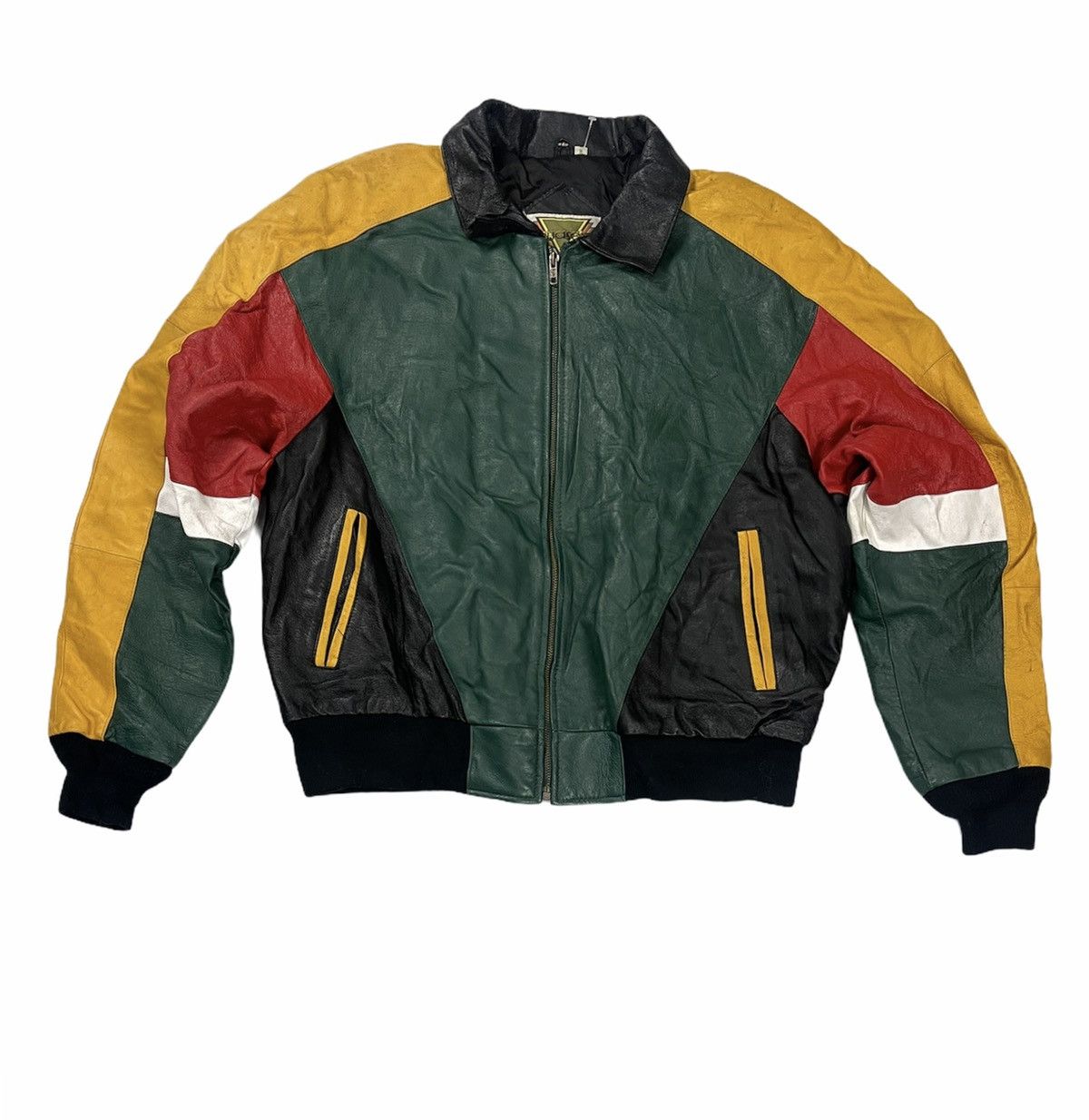 Phase 3 Leather jacket phase 2 multicolour Size US M / EU 48-50 / 2 - 2 Thumbnail