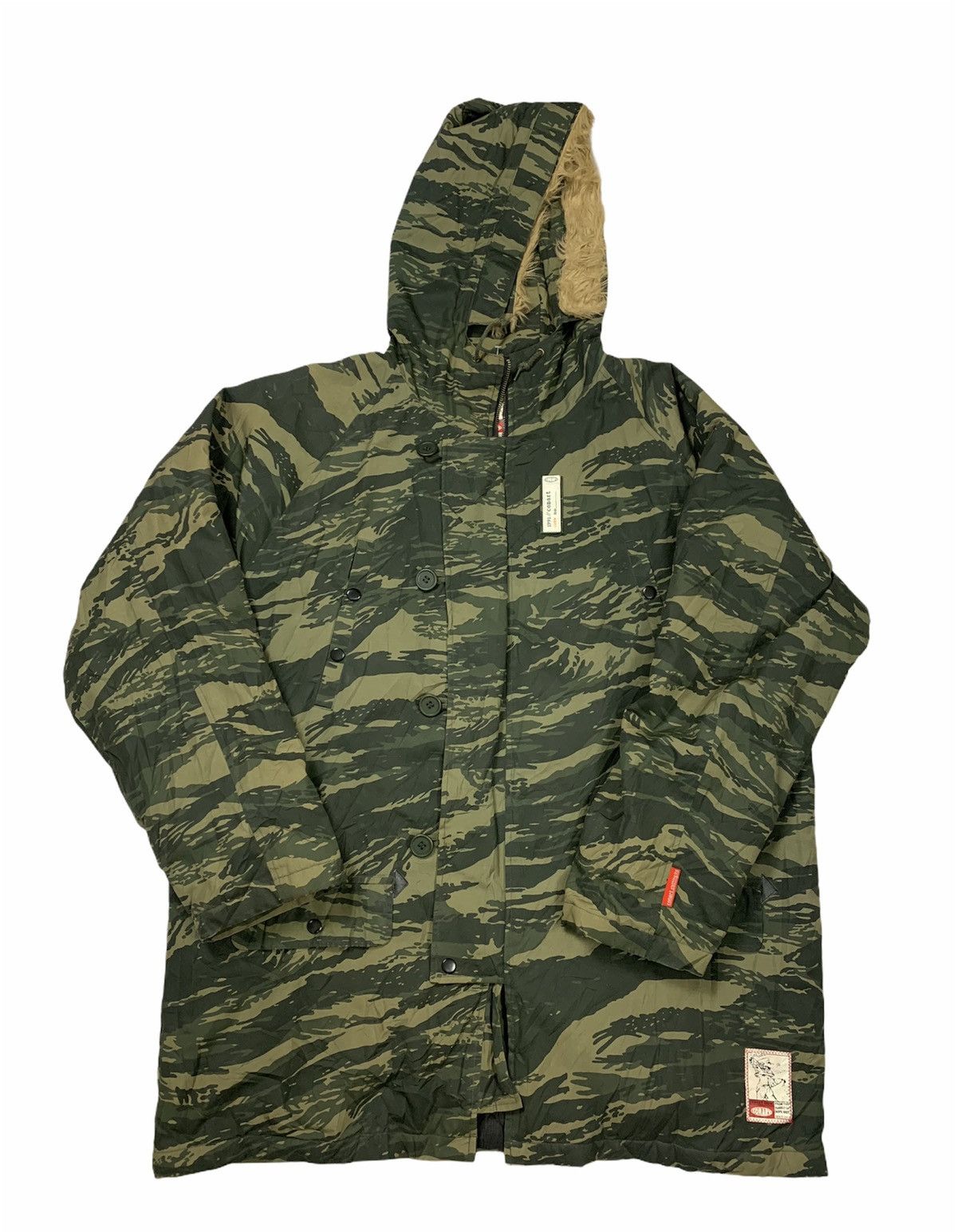 Other Vintage 90s Connart Tiger stripe parkas Size US XL / EU 56 / 4 - 1 Thumbnail