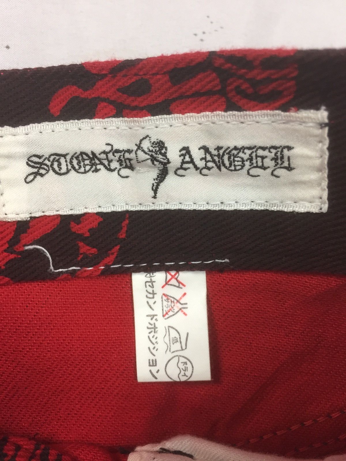 Japanese Brand Stone angel japanesse brand fullprint pants Size US 28 / EU 44 - 6 Thumbnail