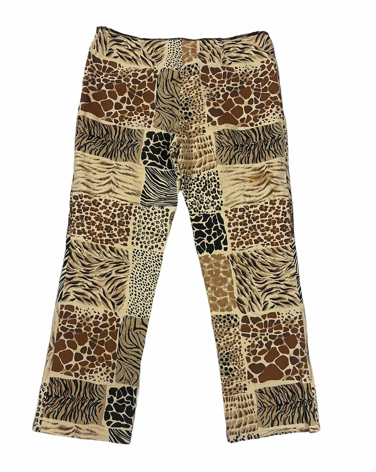 Moschino Moschino overprint design cotton pants side zipper Size US 33 - 2 Thumbnail
