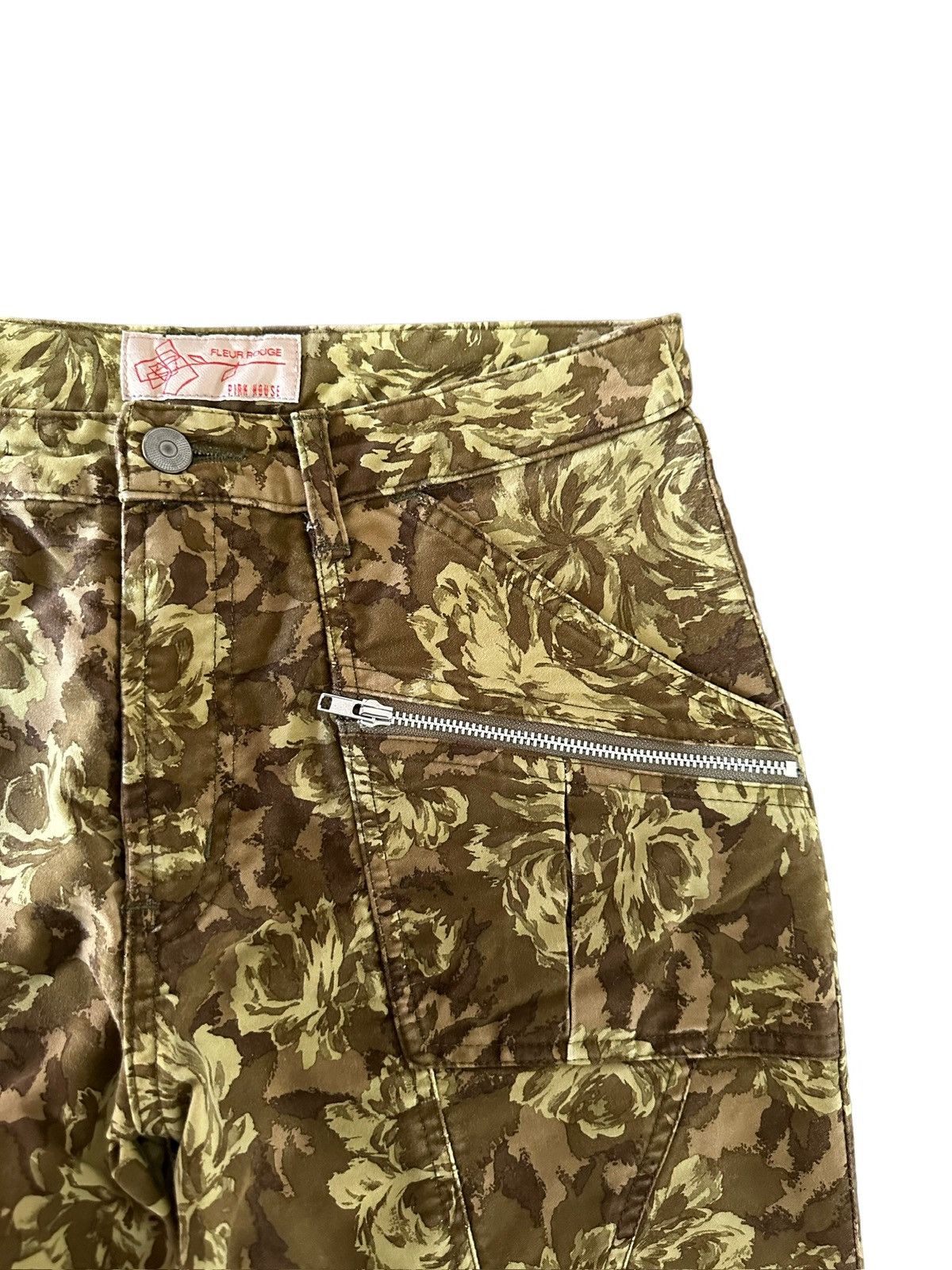 Japanese Brand × Karl Helmut × Pink House [ 29/36 ] AW07 FLEUR ROUGE by Pink House printed cargo Size US 29 - 7 Thumbnail