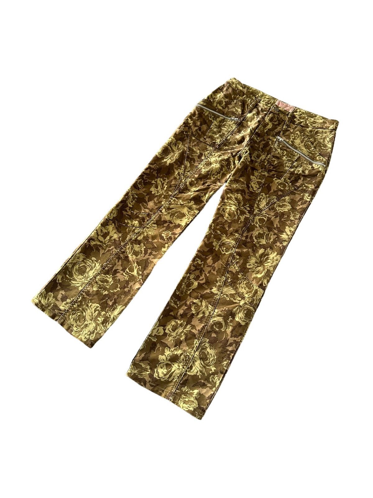 Japanese Brand × Karl Helmut × Pink House [ 29/36 ] AW07 FLEUR ROUGE by Pink House printed cargo Size US 29 - 10 Thumbnail