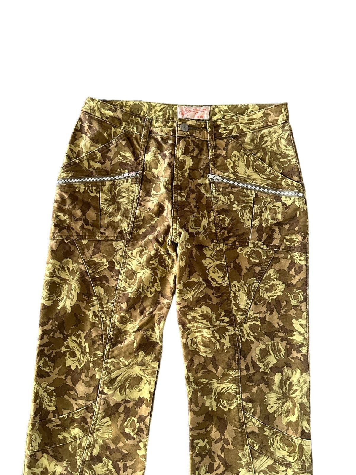 Japanese Brand × Karl Helmut × Pink House [ 29/36 ] AW07 FLEUR ROUGE by Pink House printed cargo Size US 29 - 8 Thumbnail