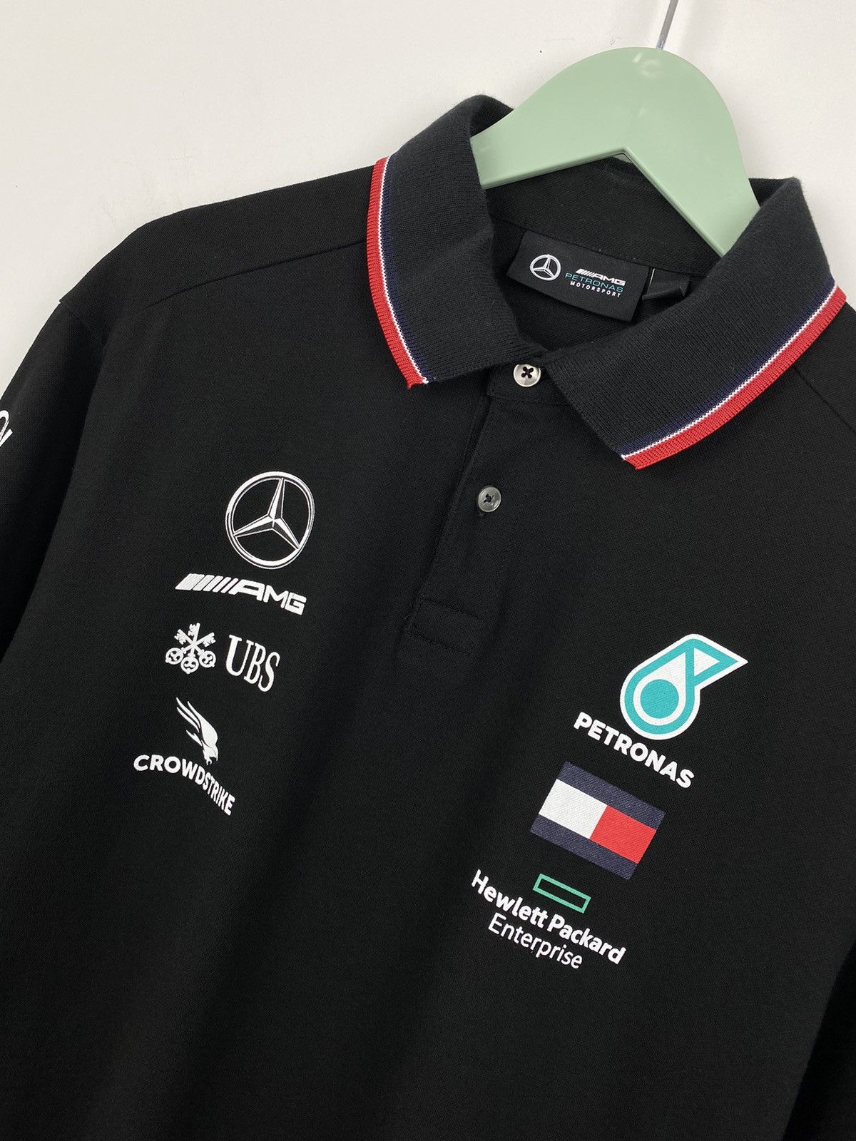 Mercedes-Benz Mercedes AMG Petronas Polo Shirt BMW Honda Subaru Size US XL / EU 56 / 4 - 2 Thumbnail