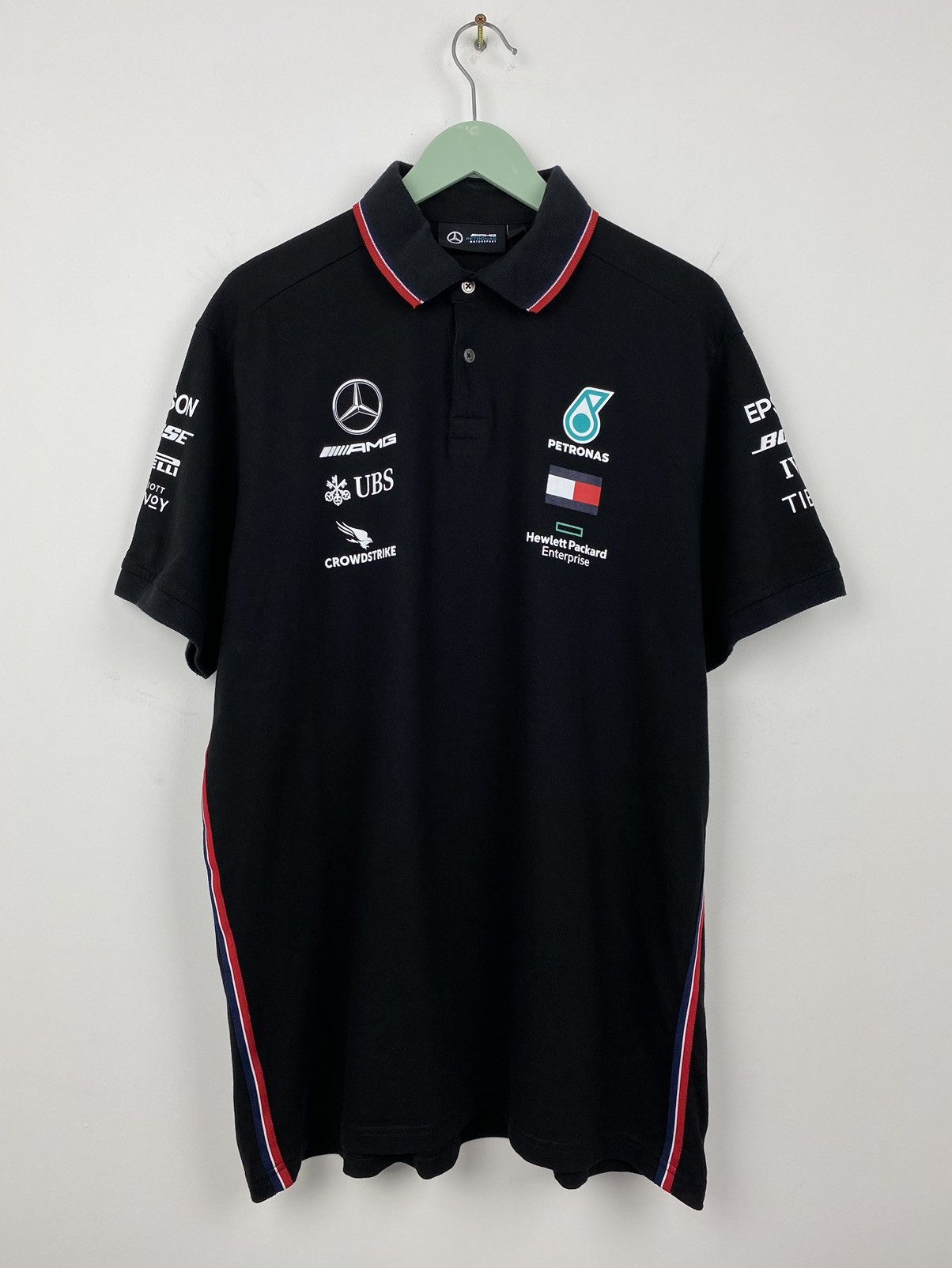 Mercedes-Benz Mercedes AMG Petronas Polo Shirt BMW Honda Subaru Size US XL / EU 56 / 4 - 1 Thumbnail