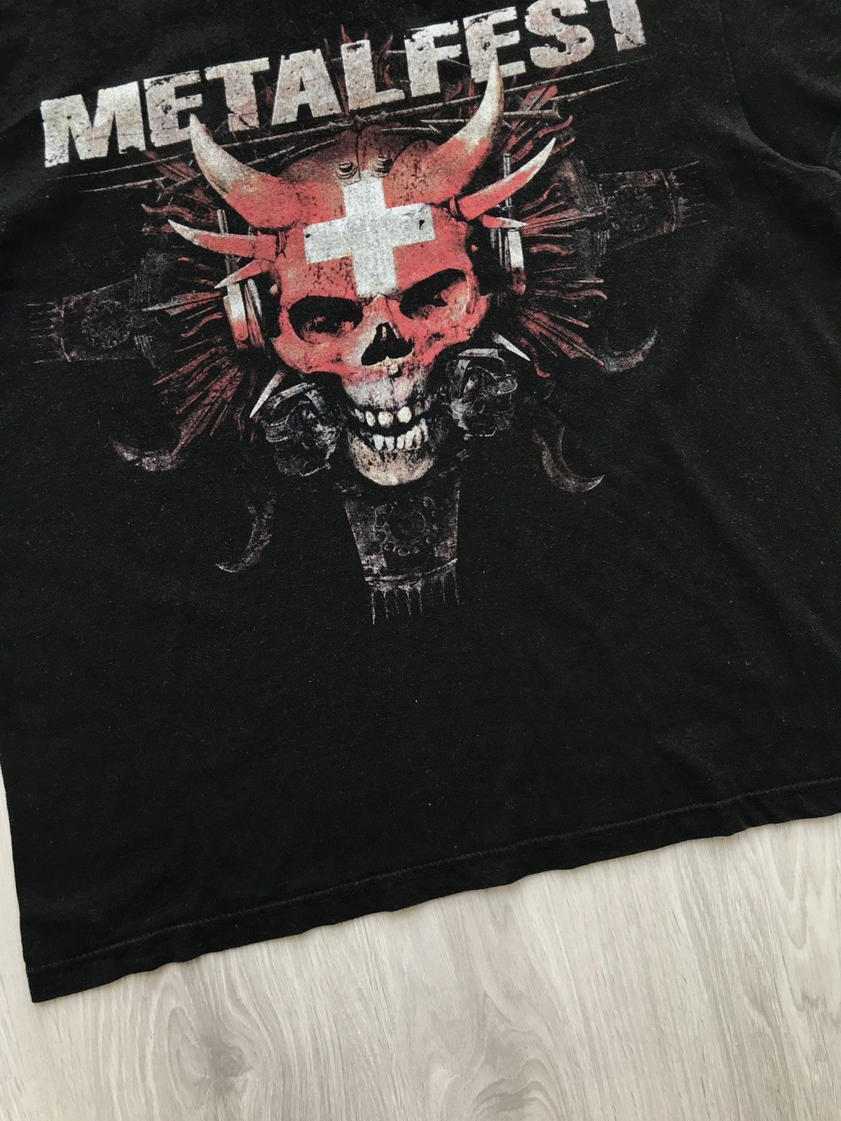 Vintage Vintage Metalfest Big Logo Rock T-Shirt Size US L / EU 52-54 / 3 - 3 Thumbnail