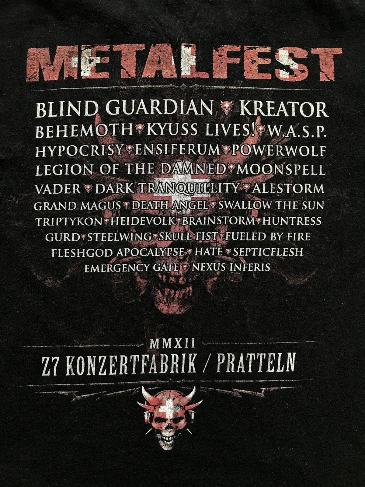 Vintage Vintage Metalfest Big Logo Rock T-Shirt Size US L / EU 52-54 / 3 - 8 Thumbnail