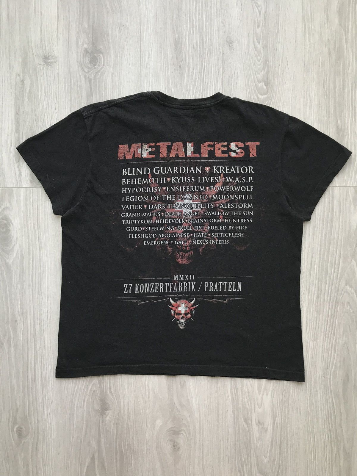 Vintage Vintage Metalfest Big Logo Rock T-Shirt Size US L / EU 52-54 / 3 - 6 Thumbnail