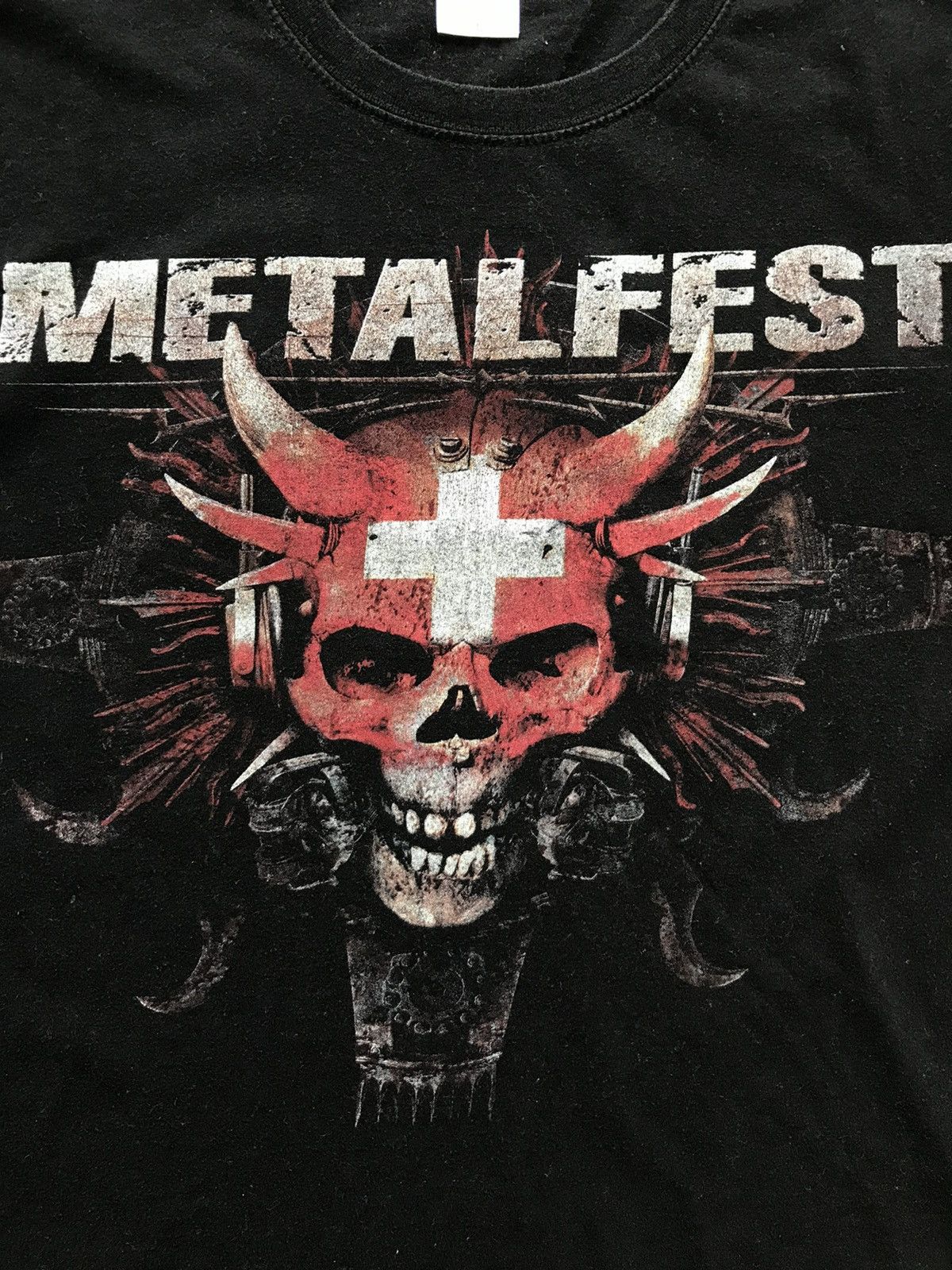 Vintage Vintage Metalfest Big Logo Rock T-Shirt Size US L / EU 52-54 / 3 - 4 Thumbnail
