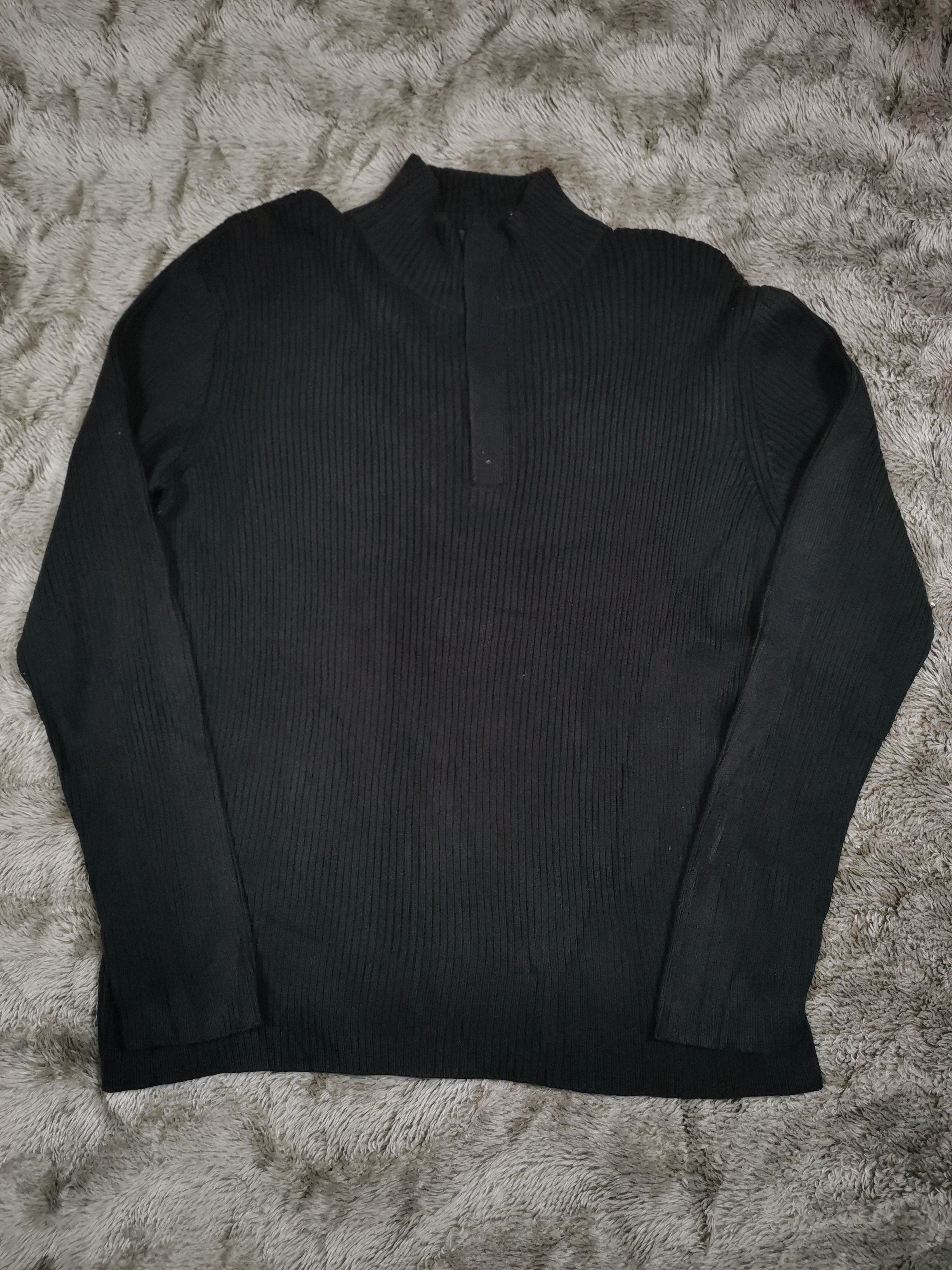 image of Donna Karan Dkny Knit Sweater in Black, Men's (Size Medium)
