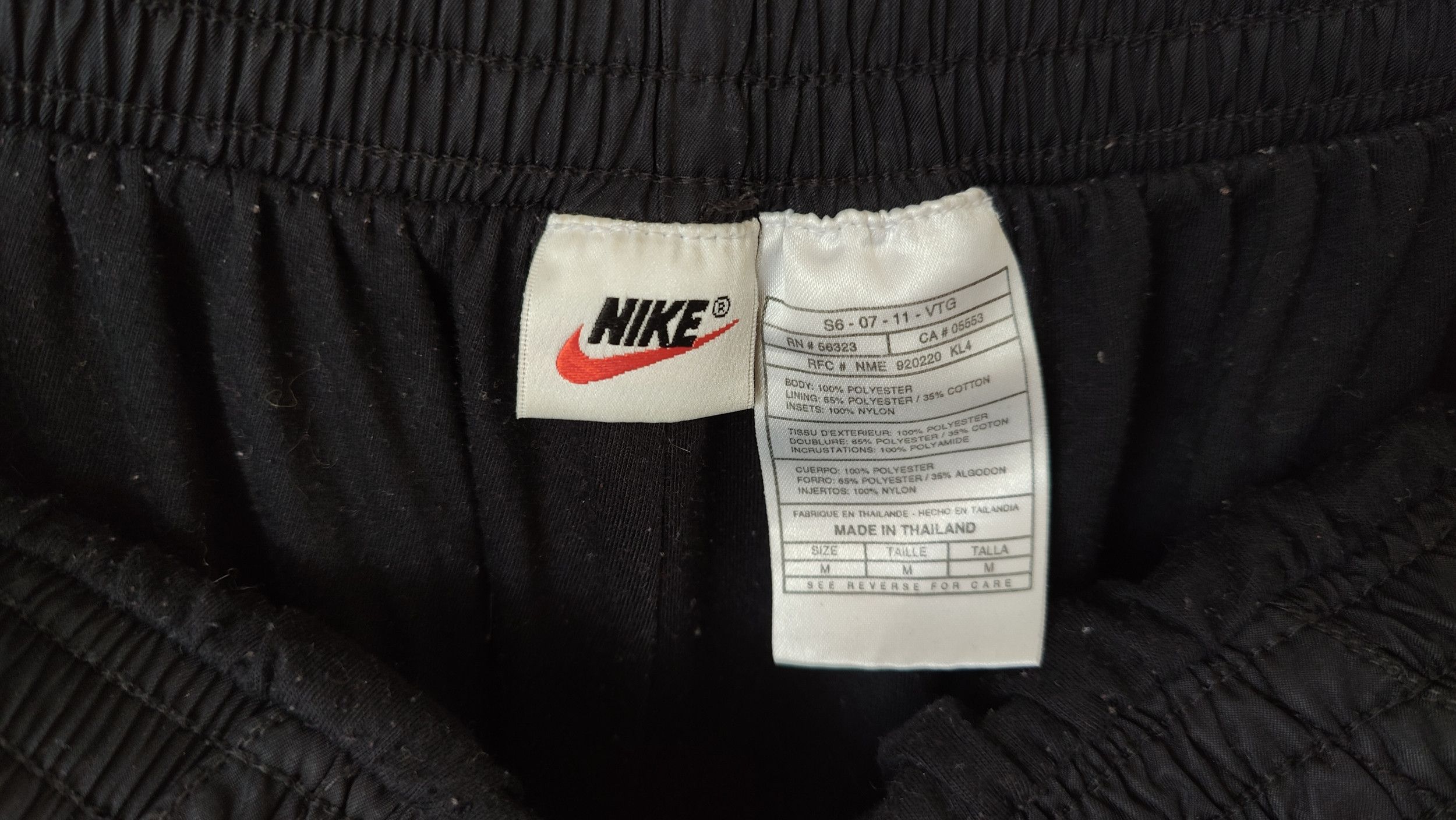 Nike Nike Vintage 90s Nylon Nylon Button Up Drill Track Pants Size US 32 / EU 48 - 3 Thumbnail