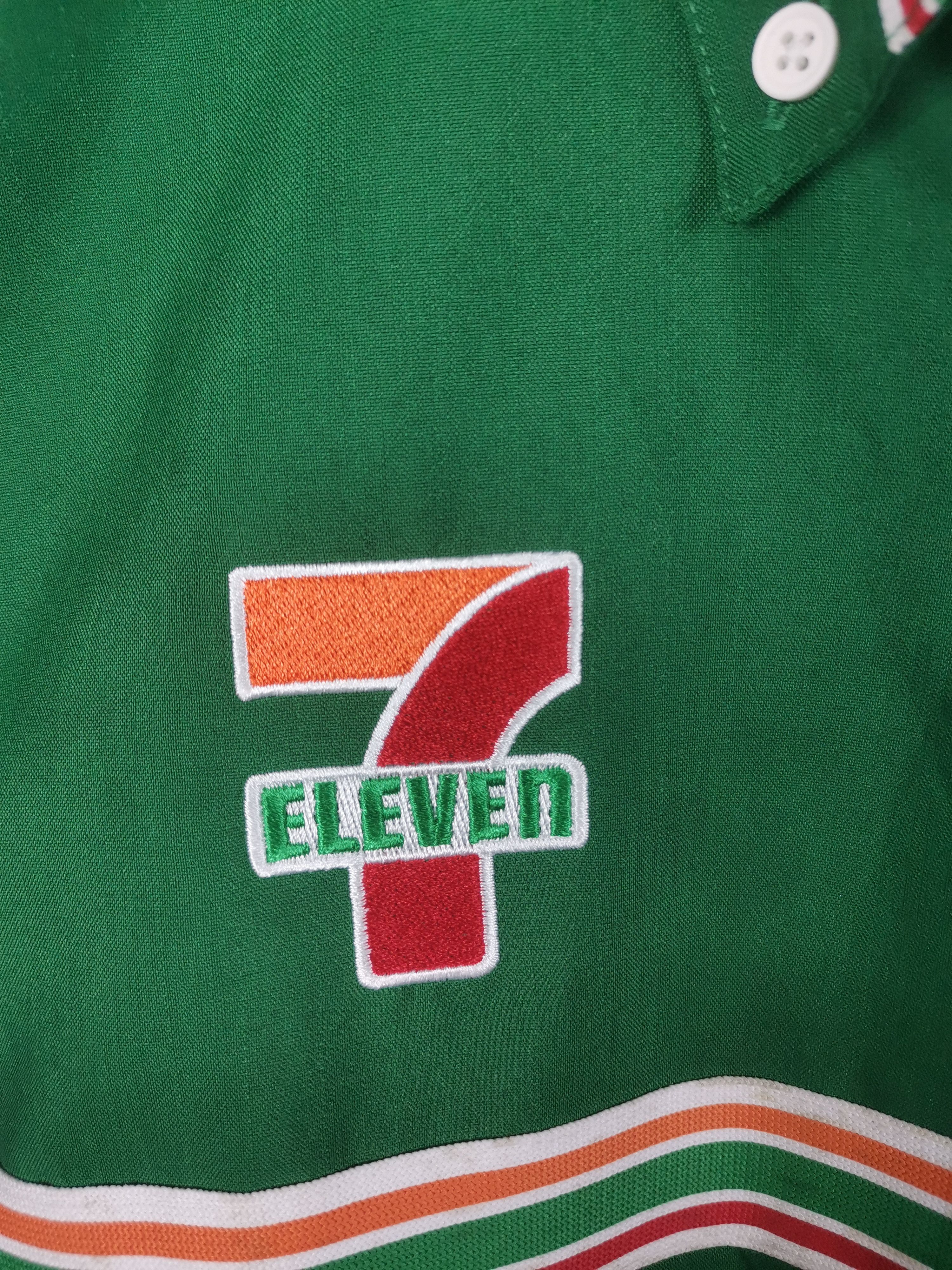Japanese Brand Vintage 90s 7 Eleven Workers Zipper Uniform Jacket Size US XL / EU 56 / 4 - 2 Thumbnail