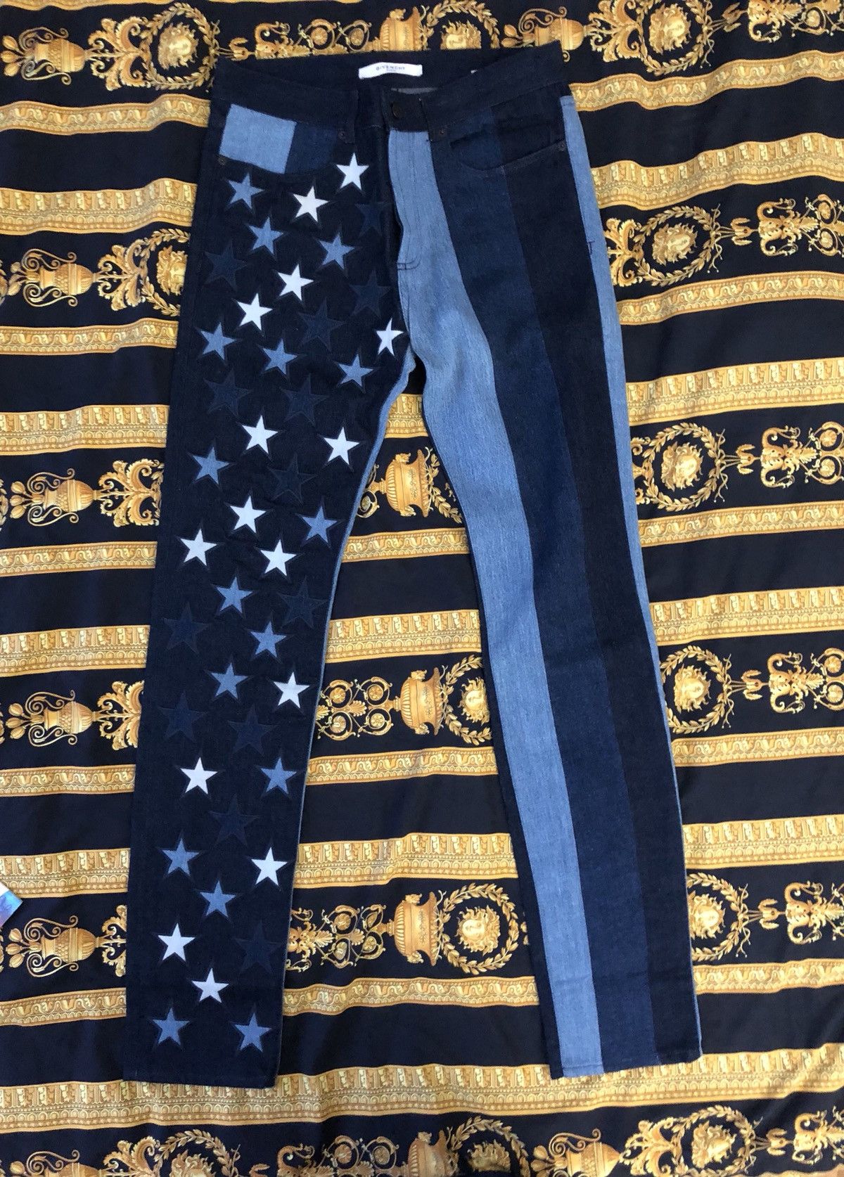 Givenchy American flag Jeans Size US 32 / EU 48 - 1 Thumbnail