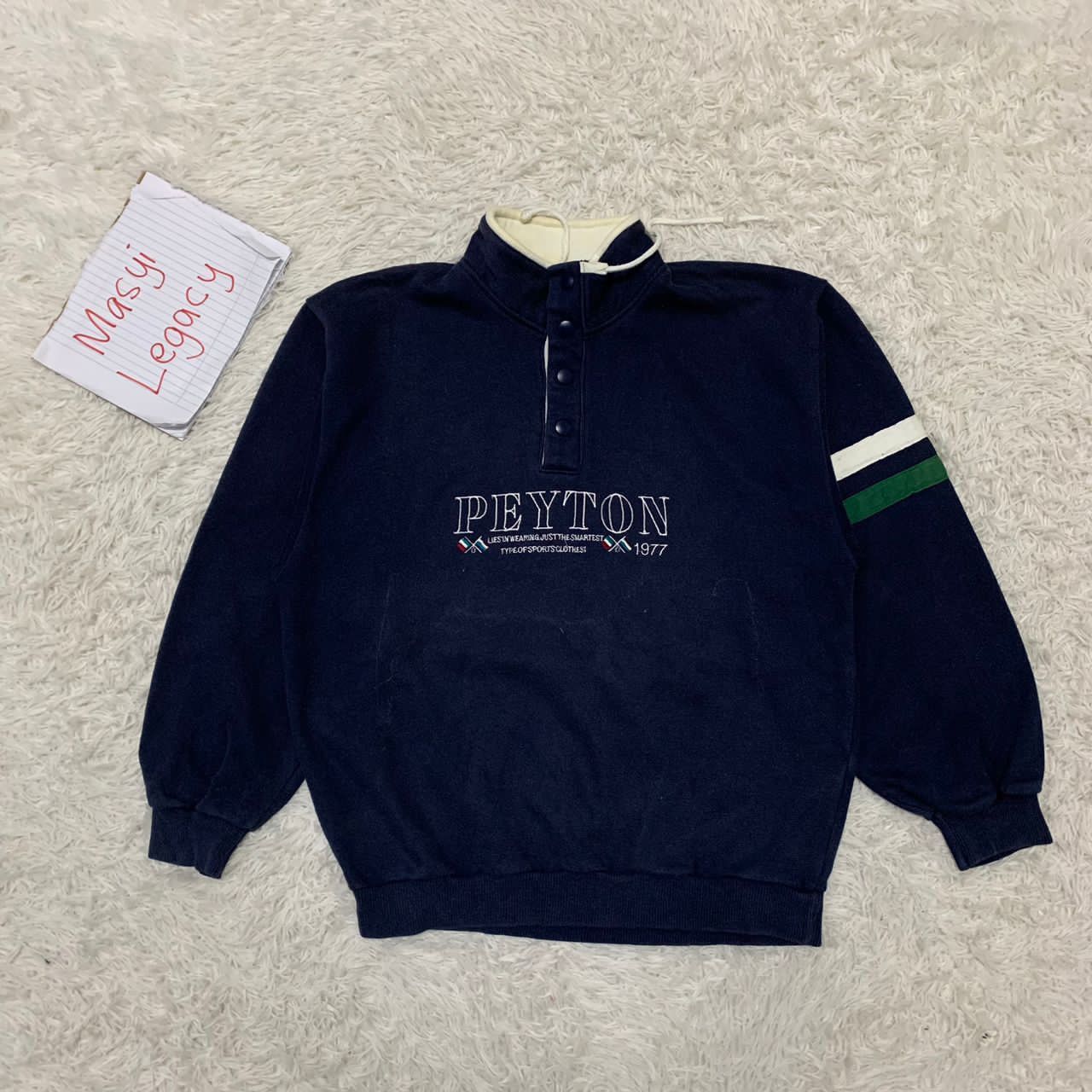 Japanese Brand Peyton Club Sports Bueater sweater Size US M / EU 48-50 / 2 - 1 Thumbnail